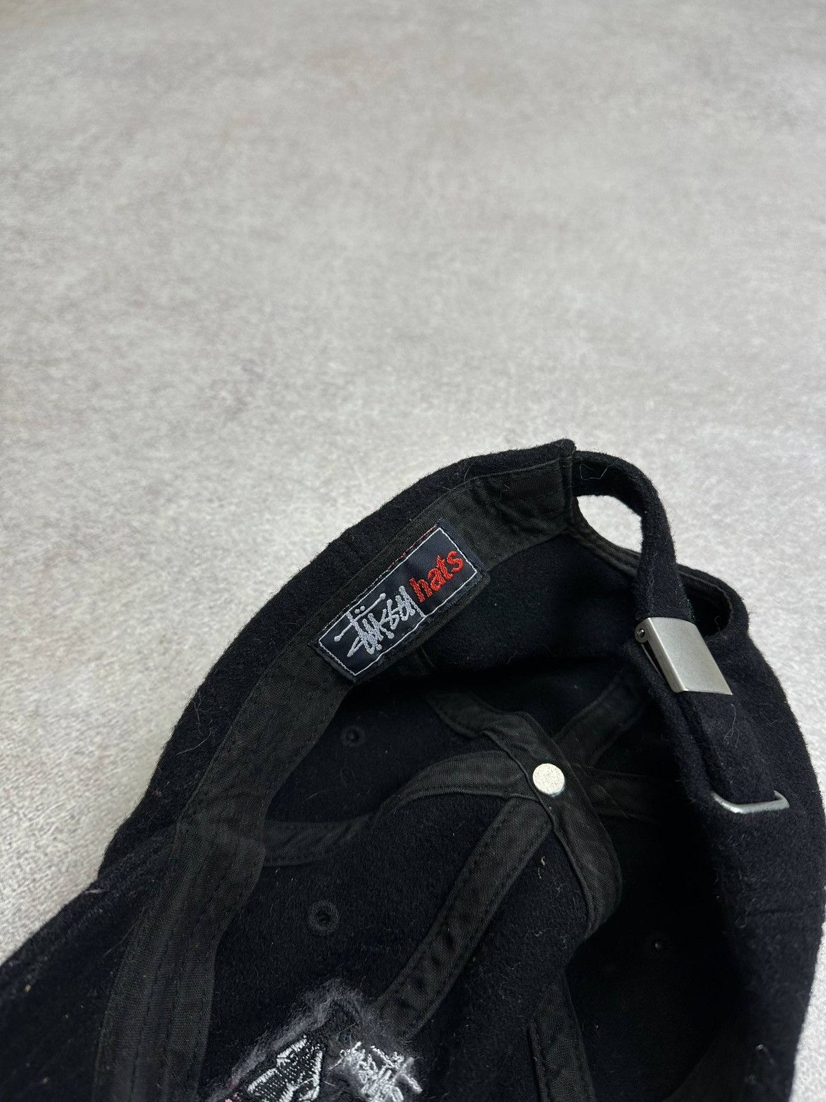 Stussy Vintage 90s Stussy Shadow Man Fleece Cap Rare Size ONE SIZE - 4 Thumbnail