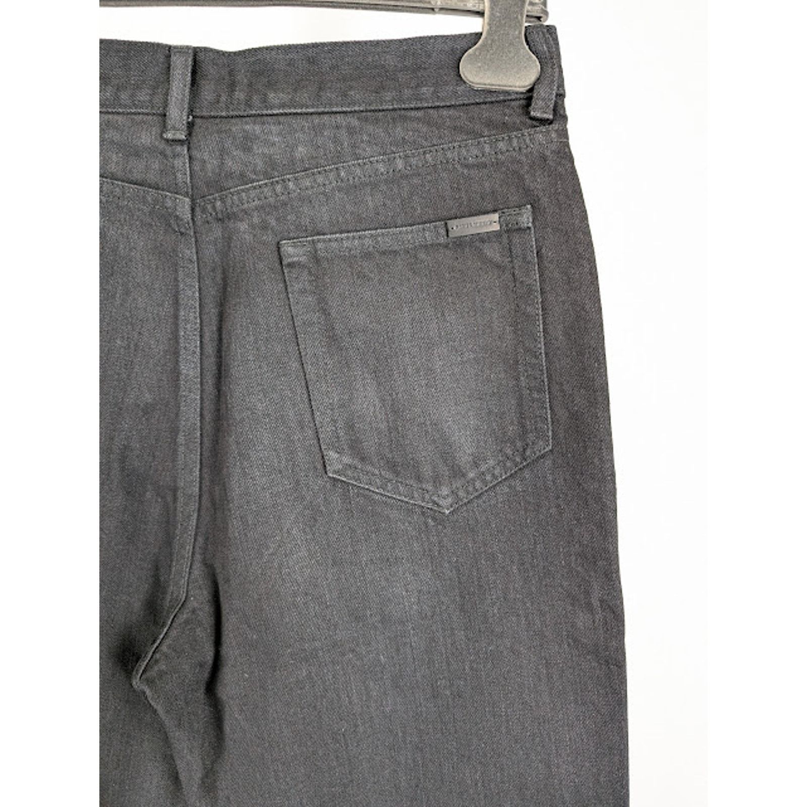 Saint Laurent Paris o1rshd1 D35 70's Flare Denim Jeans in Black Size US 32 / EU 48 - 14 Thumbnail