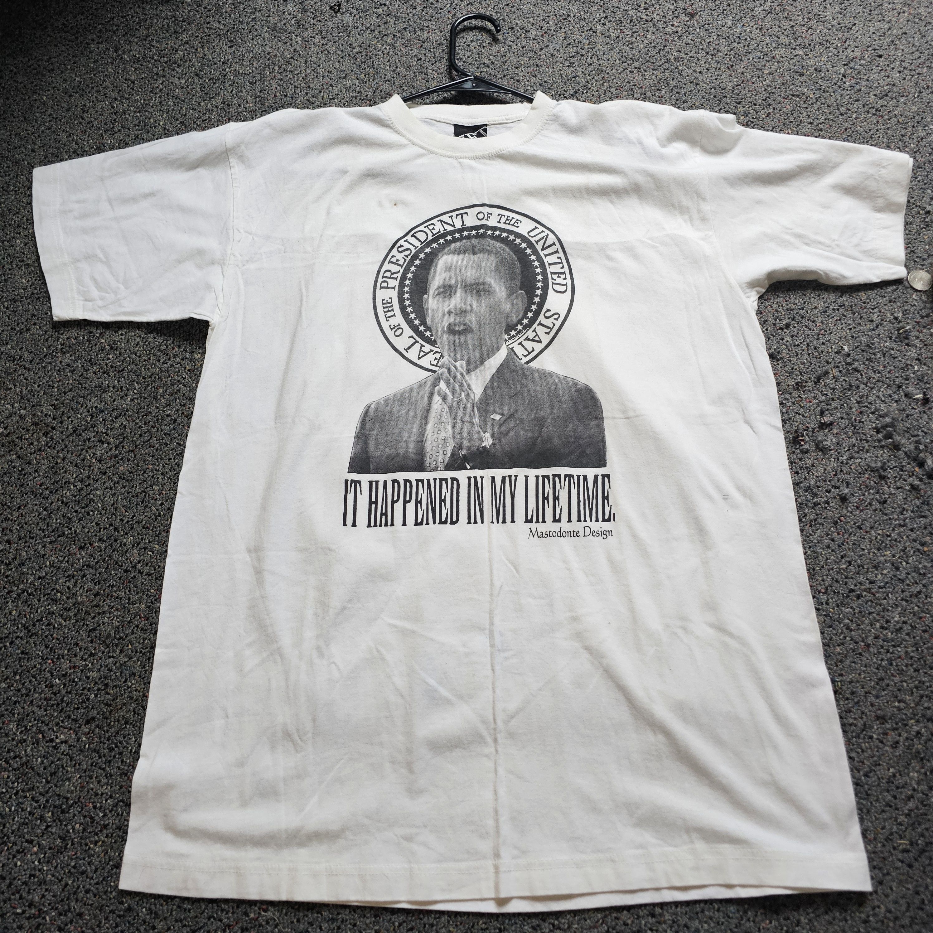 Other Rare Y2K Barrack Obama "It Happened In My Life Time" T shirt Size US XXL / EU 58 / 5 - 1 Thumbnail