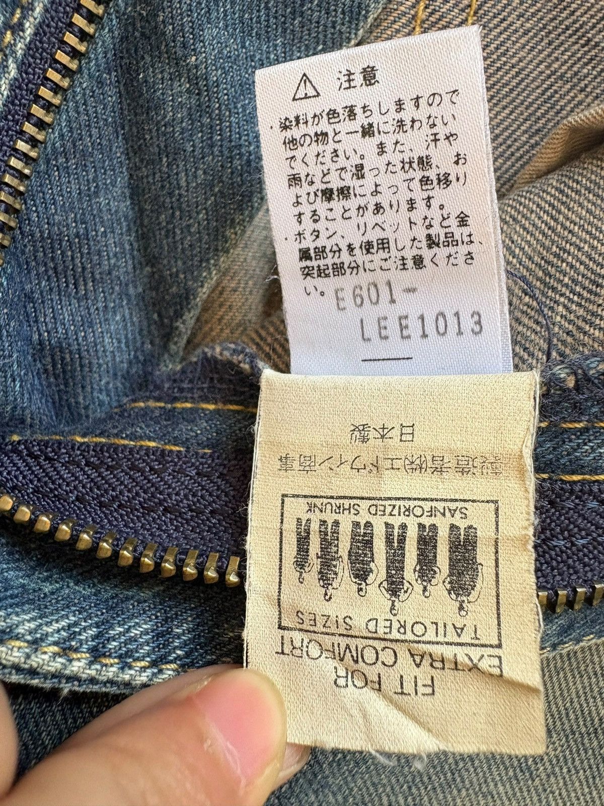 Japanese Brand × Lee Vintage Lee Rusty Mud Wash Distressed Loose Baggy Jeans Size US 29 - 11 Thumbnail