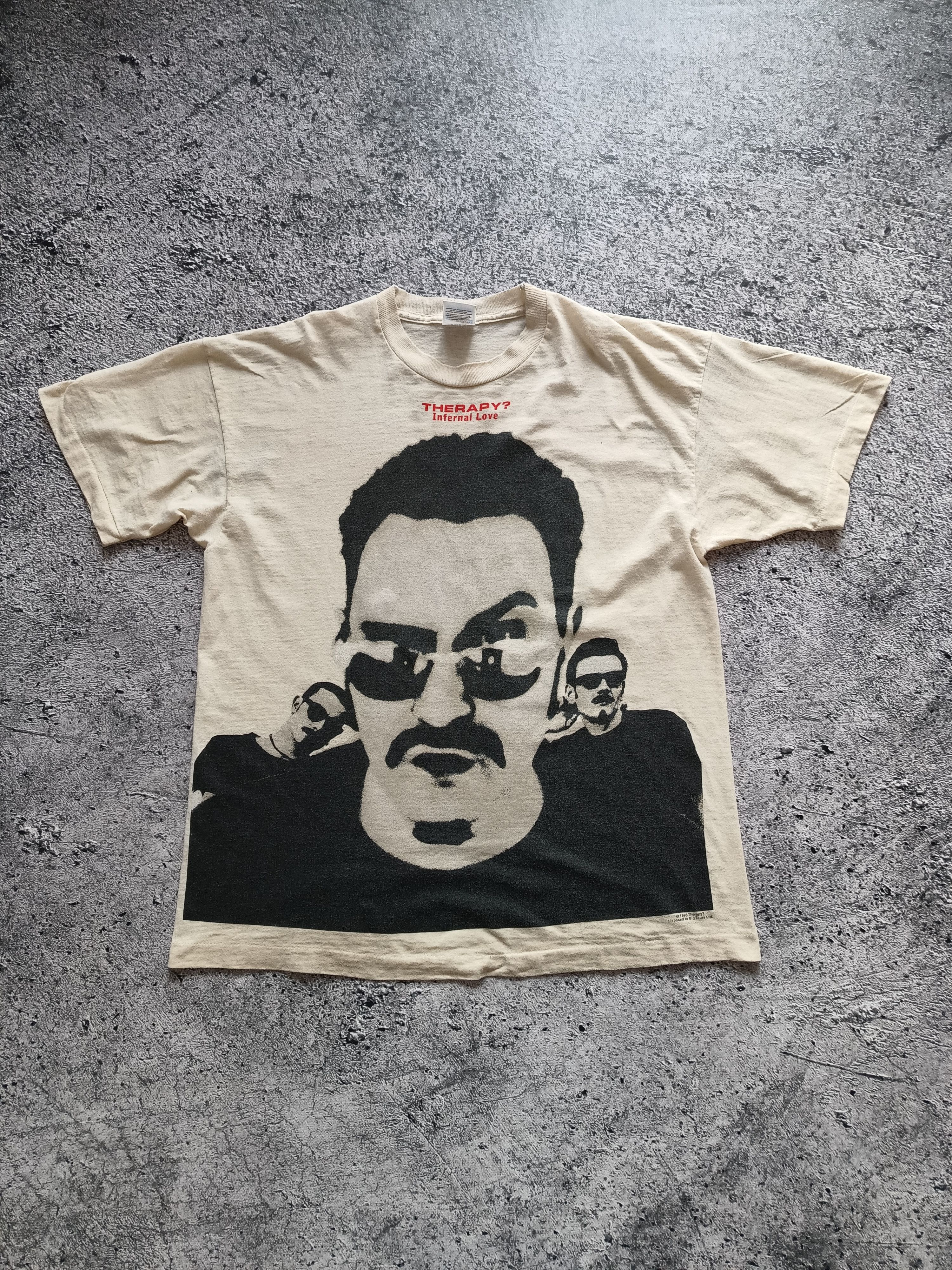 Band Tees Vintage 1995 Therapy? Infernal Love Tour Size US XL / EU 56 / 4 - 1 Thumbnail