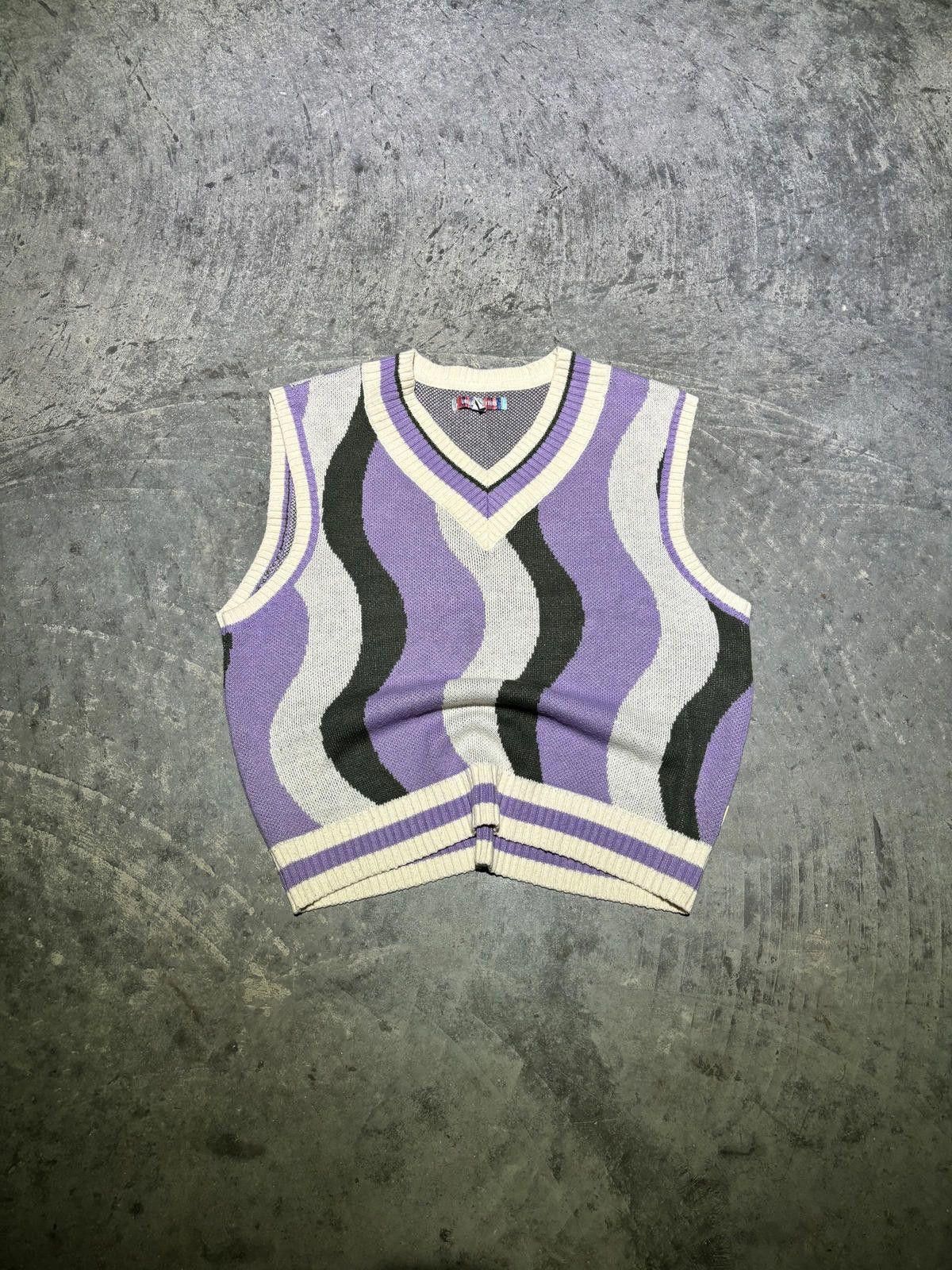 Urban Outfitters Urban Outfitters Multi-Color Wave Cardigan Size US S / EU 44-46 / 1 - 2 Thumbnail