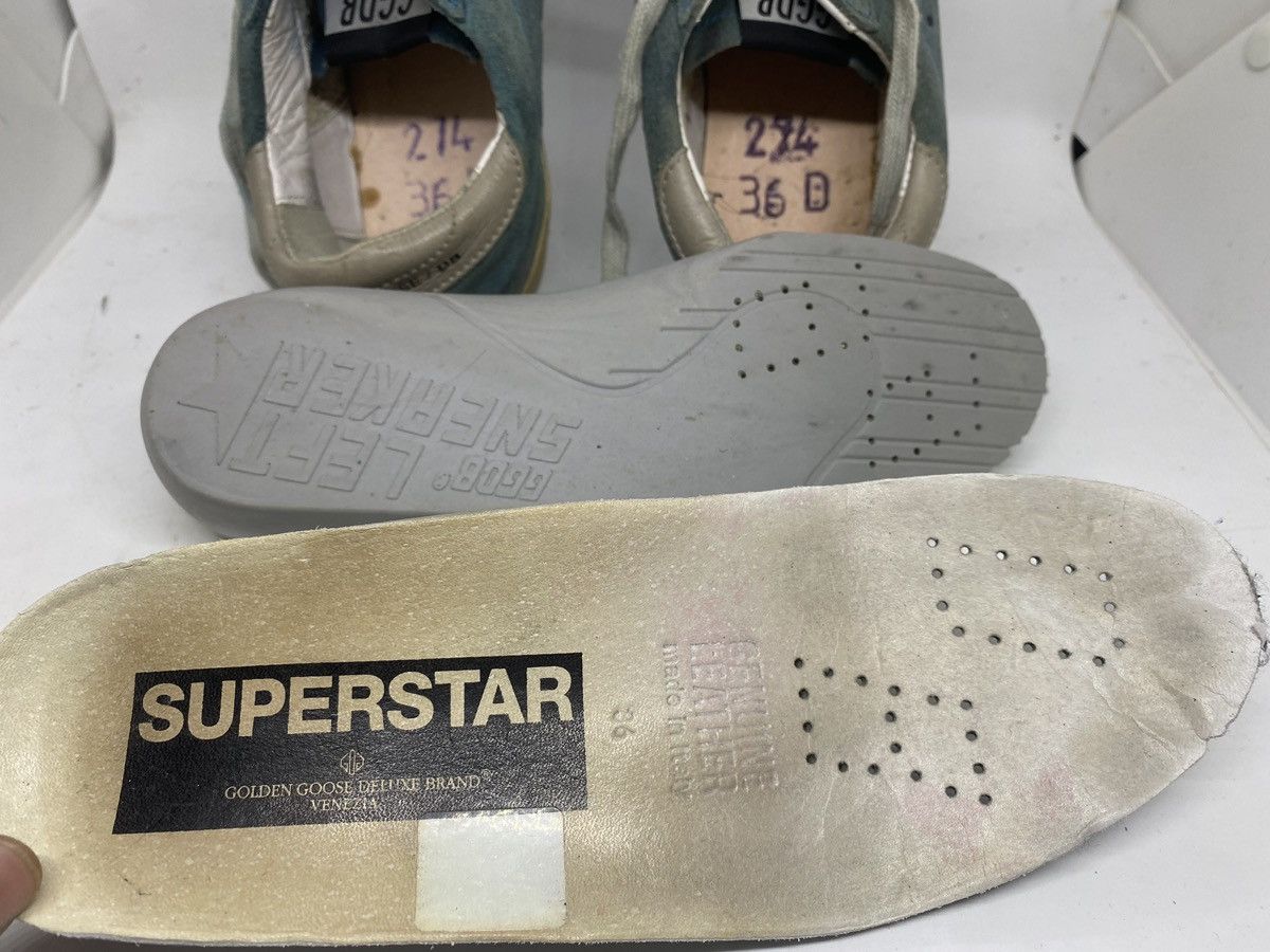 Golden Goose ggdb superstar light blue size 36GOLDEN GOOSE Deluxe Brand Size US 6 / IT 36 - 10 Thumbnail