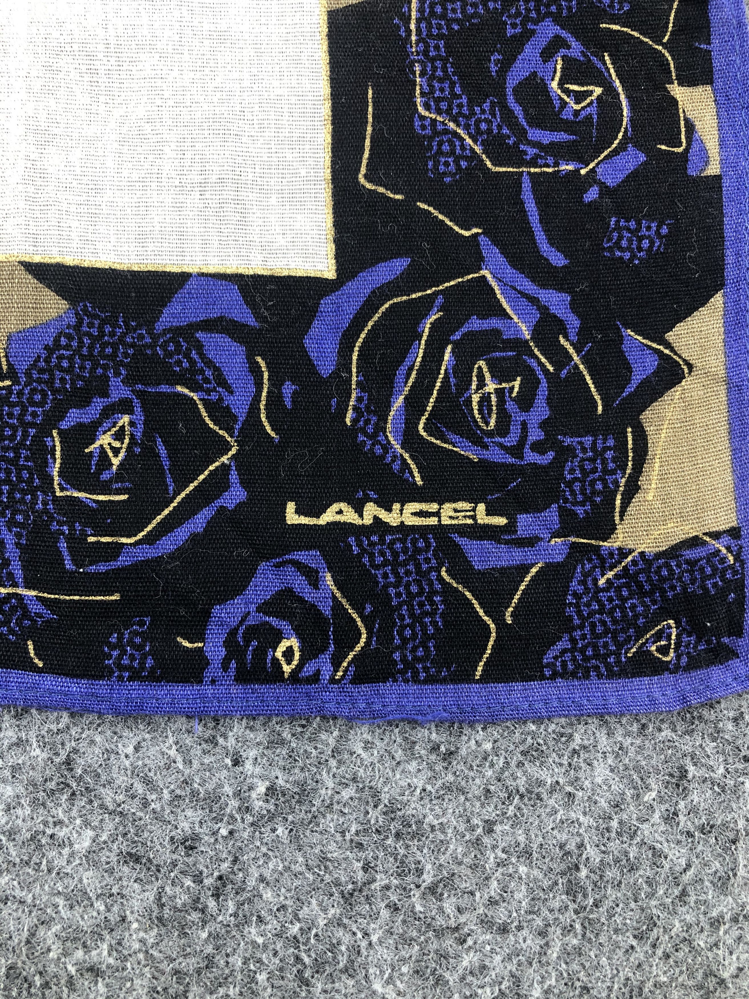 Lancel × Vintage Lancel Handkerchief / Bandana / Neckerchief Size ONE SIZE - 5 Thumbnail