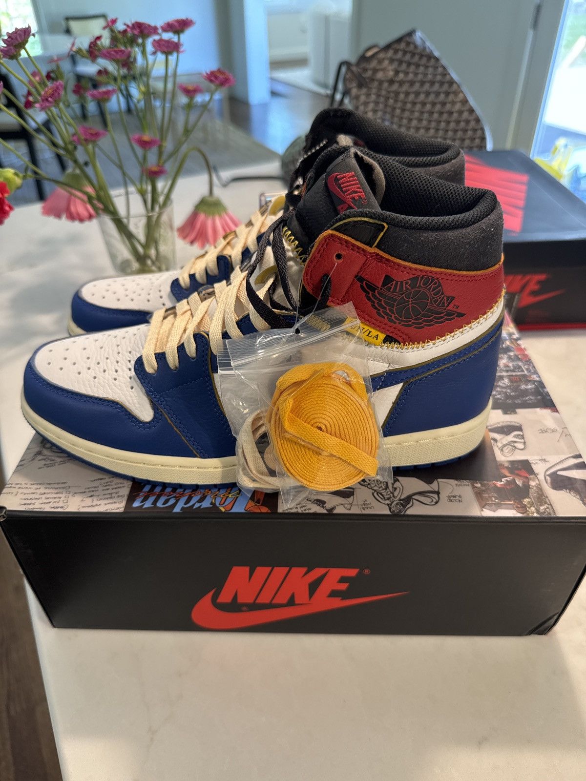 Jordan Brand × Nike × Union LA Nike x Air Jordan 1 x Union LA Storm blue Size US 10 / EU 43 - 1 Thumbnail