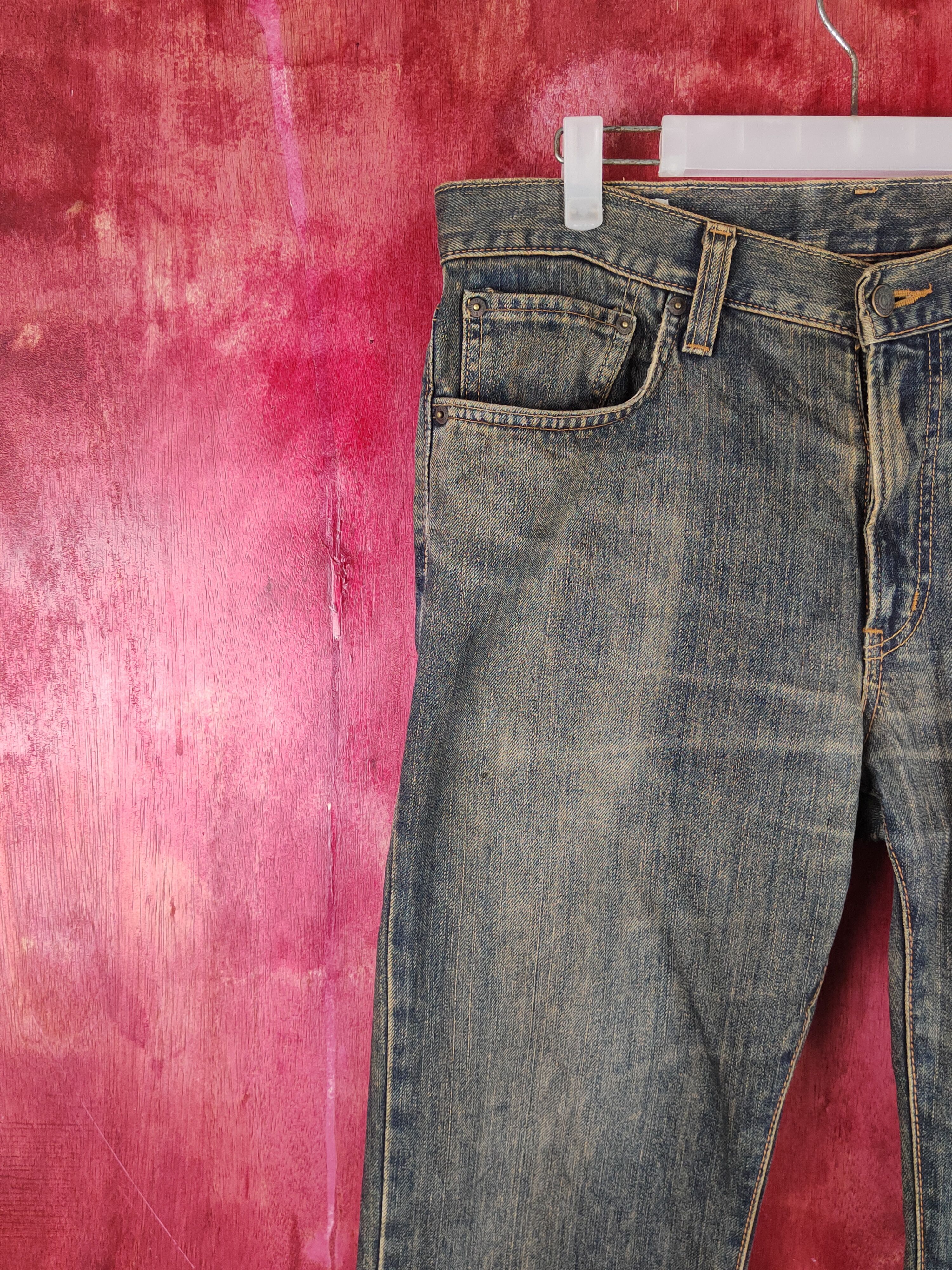 Edwin Edwin Dark Blue Faded Multipocket Denim #S1618 Size US 34 / EU 50 - 3 Thumbnail