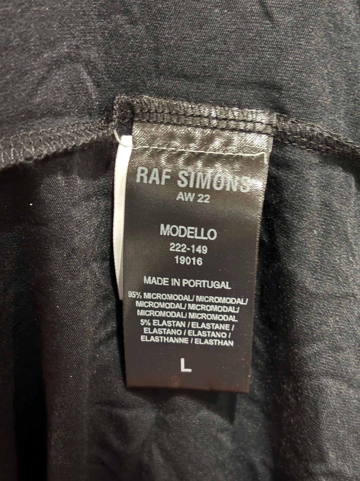 Raf Simons RAF SIMONS Slim High Collar Base long sleeves 2501-Nextarro Size US L / EU 52-54 / 3 - 5 Thumbnail