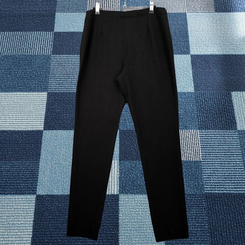 J. Jill J. Jill Dress Pants Womens 10 Black Mid-Rise Slim Straight Stretch Officewear Dress Pants Womens 10 Black Slim Straight Officewear Size 32" / US 10 / IT 46 - 1 Thumbnail