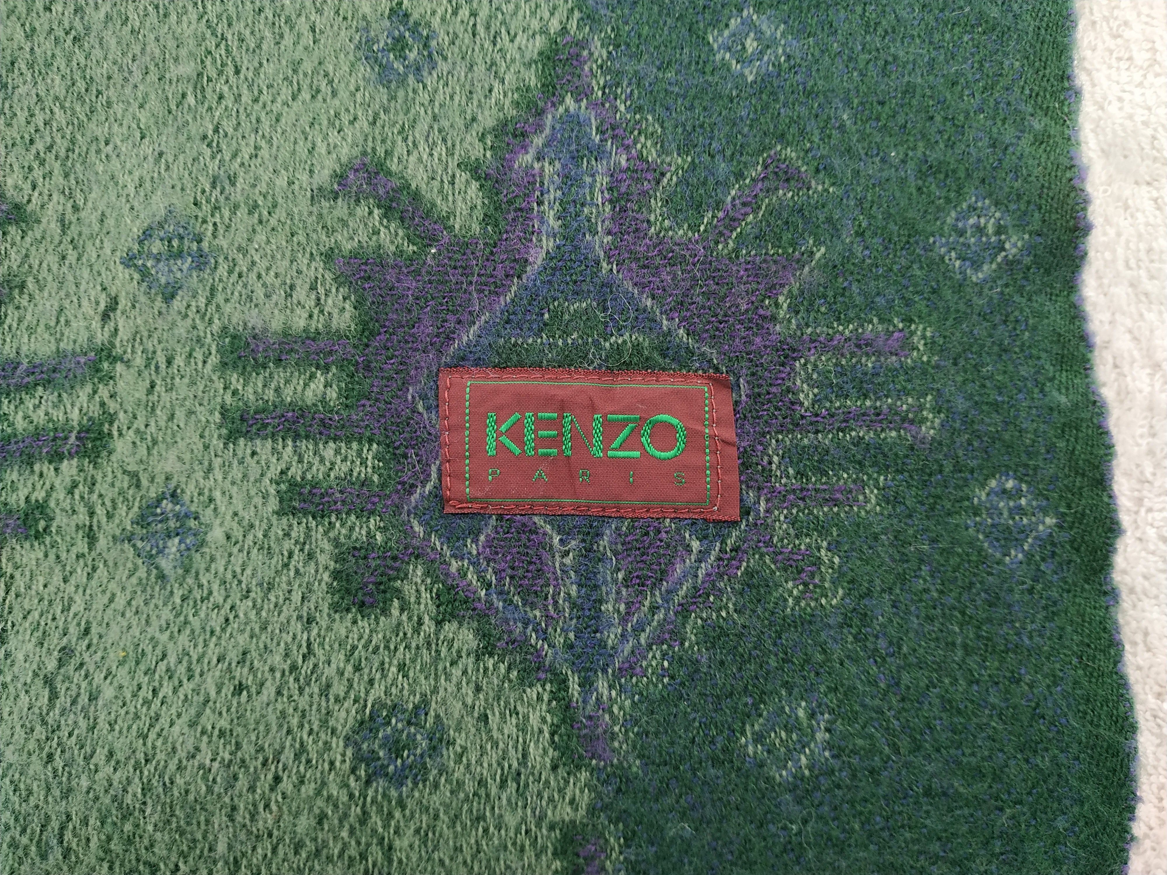 Kenzo × Vintage Kenzo Scarf / Muffler / Neckwear - WW576 Size ONE SIZE - 6 Thumbnail