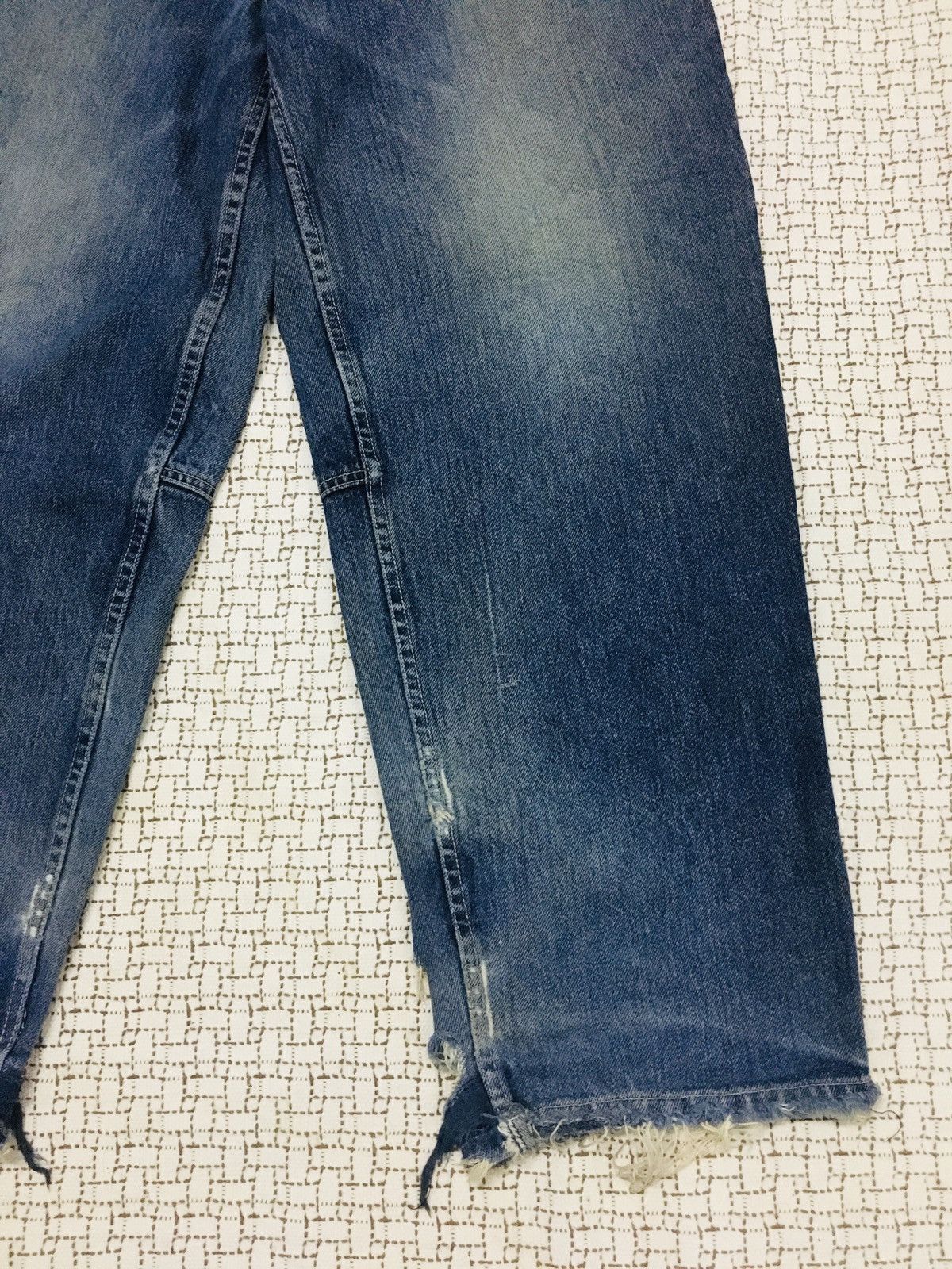 Fubu × JNCO × Triple 5 Soul A06 Triple 5 Soul NYC Distressed Baggy Jeans Size US 31 - 4 Thumbnail