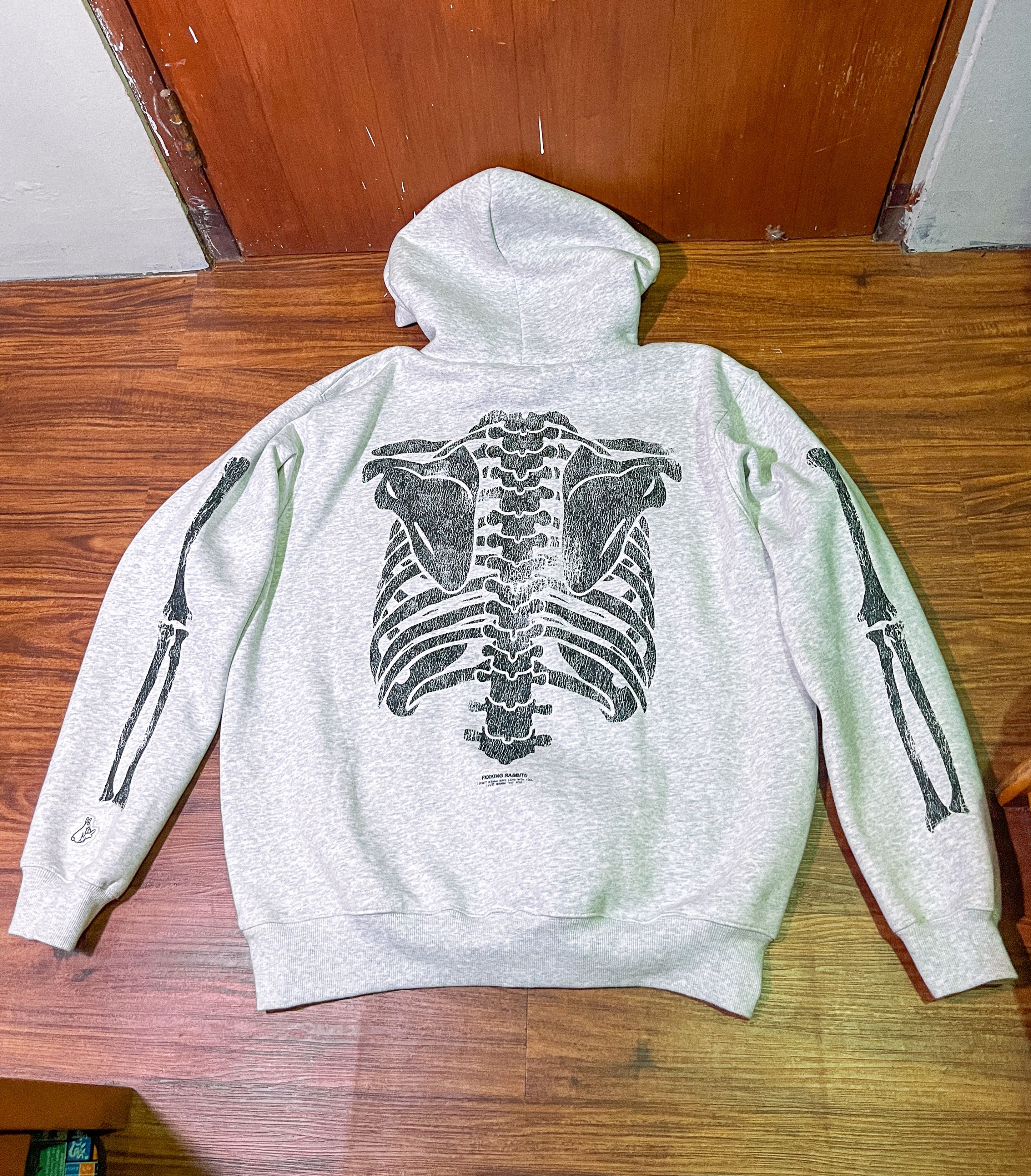 FR2 FR2 / Fxxking Rabbits Skeleton Hoodie — Grey (NEW) Size US L / EU 52-54 / 3 - 2 Thumbnail
