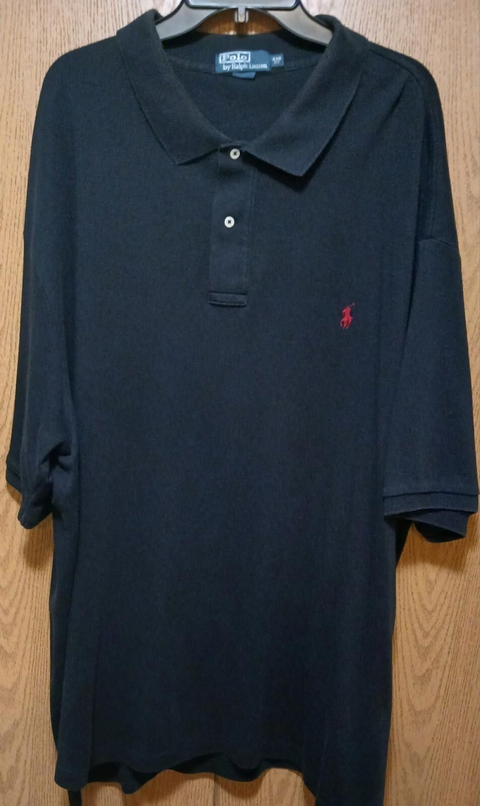 Polo Ralph Lauren Ralph Lauren Polo Shirt - Classic Black Short Sleeve Size US XXL / EU 58 / 5 - 1 Thumbnail