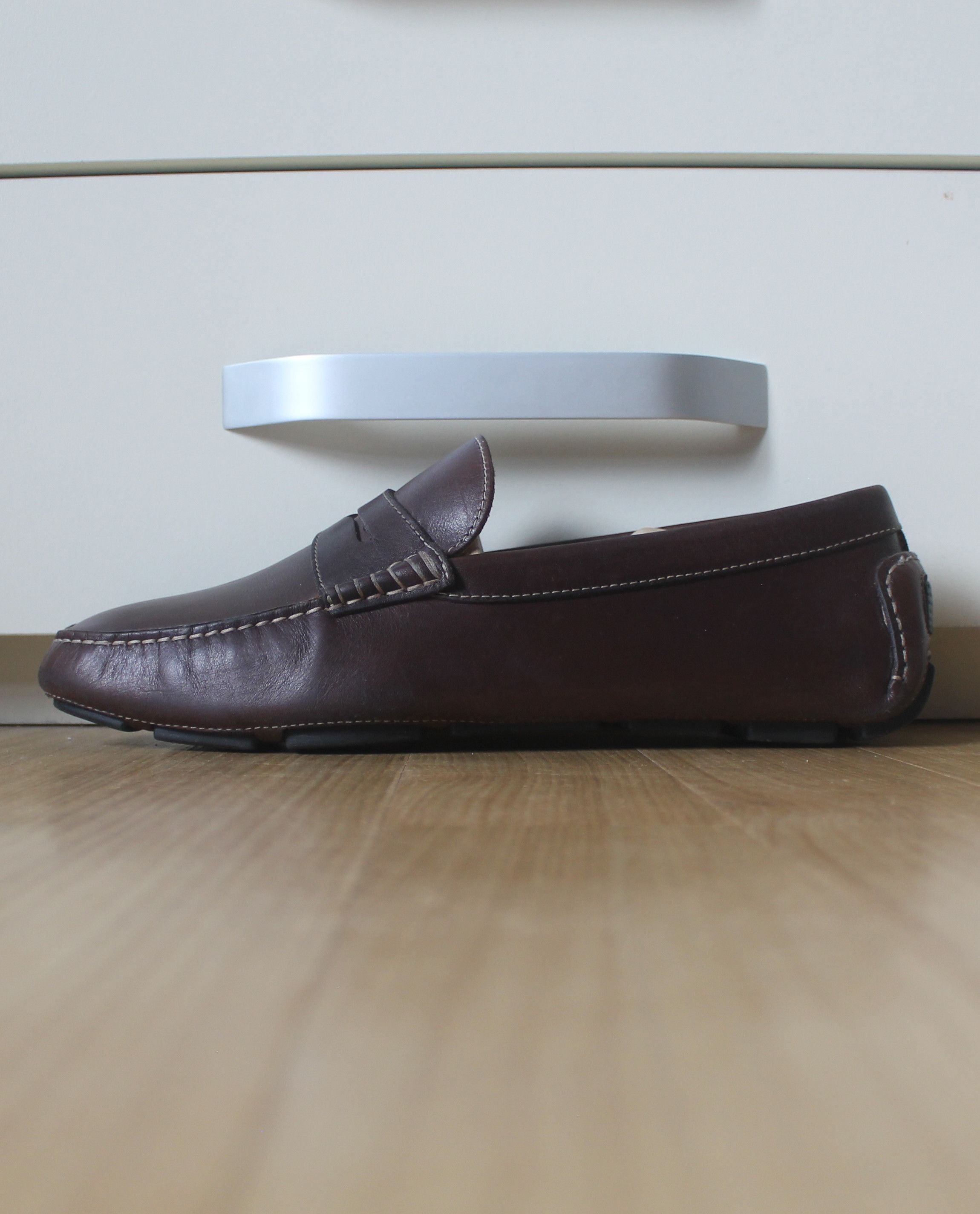 Crockett & Jones Crockett & Jones Penny Loafers Leather Moccasin Size US 12 / EU 45 - 6 Thumbnail