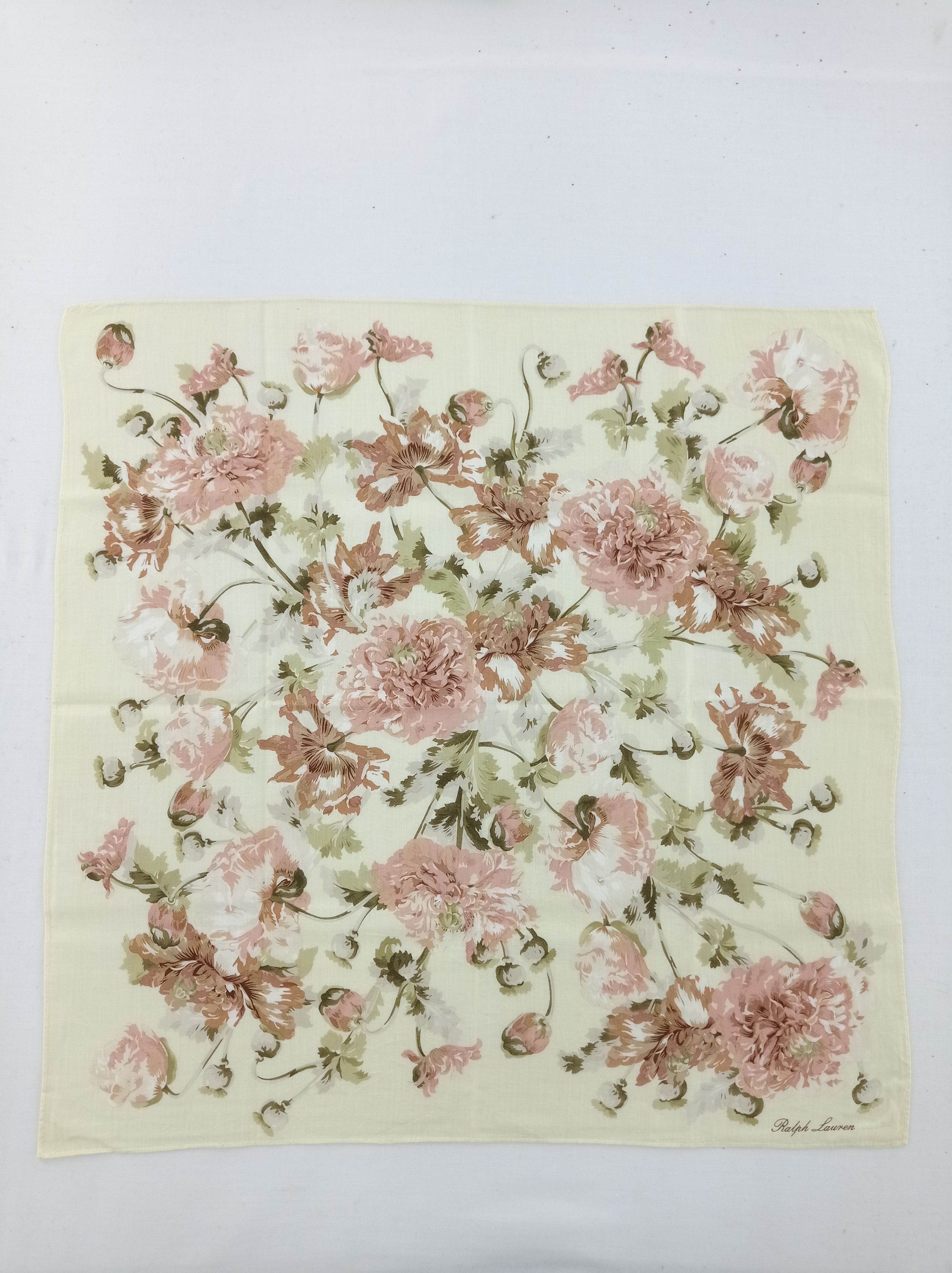 Ralph Lauren Ralph Lauren Floral Handkerchief / Neckwear / Bandana Size ONE SIZE - 3 Thumbnail
