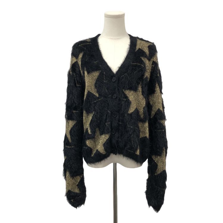 Saint Laurent Paris Saint Laurent Gold Star Shaggy Cardigan Size S Size US S / EU 44-46 / 1 - 1 Thumbnail