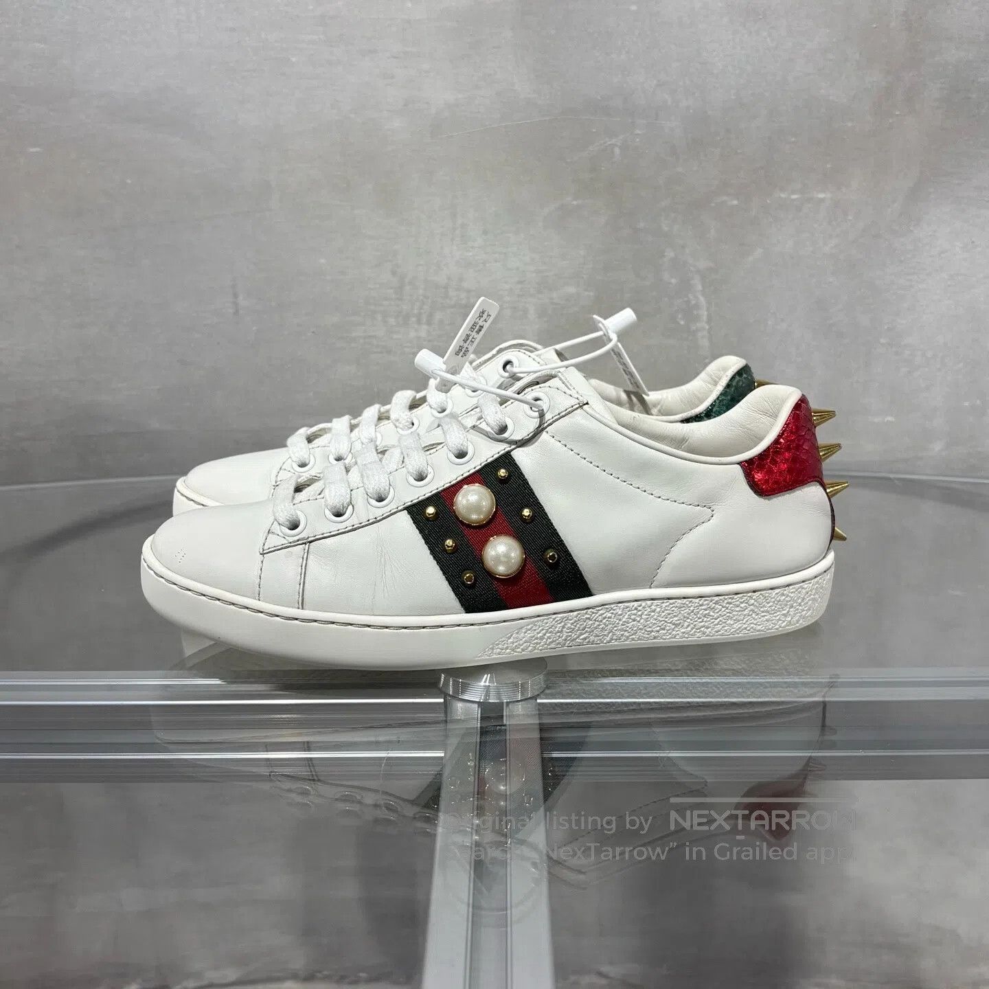 Gucci Guicci White shoes, white Size US 4.5 / IT 34.5 - 3 Thumbnail