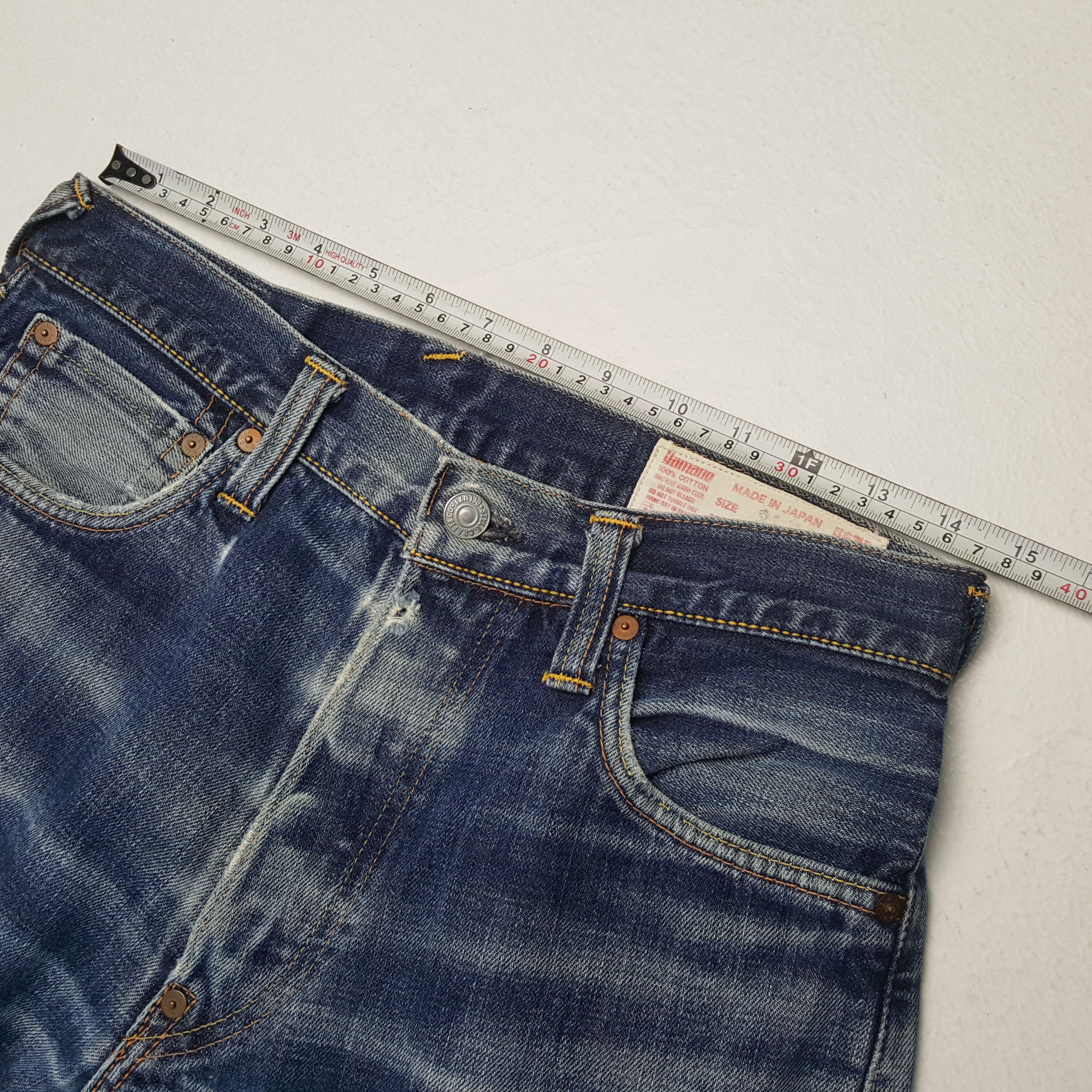 Japanese Brand × Vintage Yamane EVISU Japanese Brand Streetwear Custom Daicock Jeans Size US 29 - 7 Thumbnail