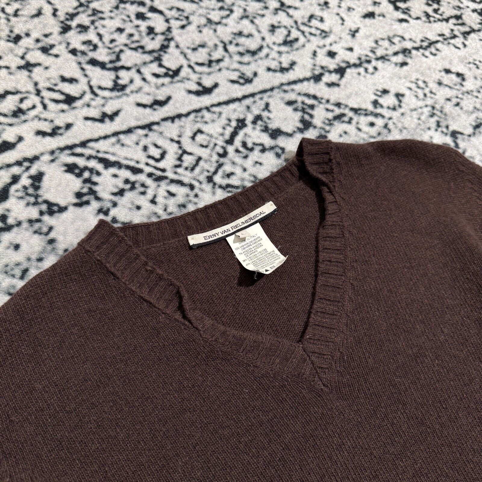 Vintage Erny Van Reijmersdal Vintage Women's Brown Sweater Size L Size US L / EU 52-54 / 3 - 10 Thumbnail