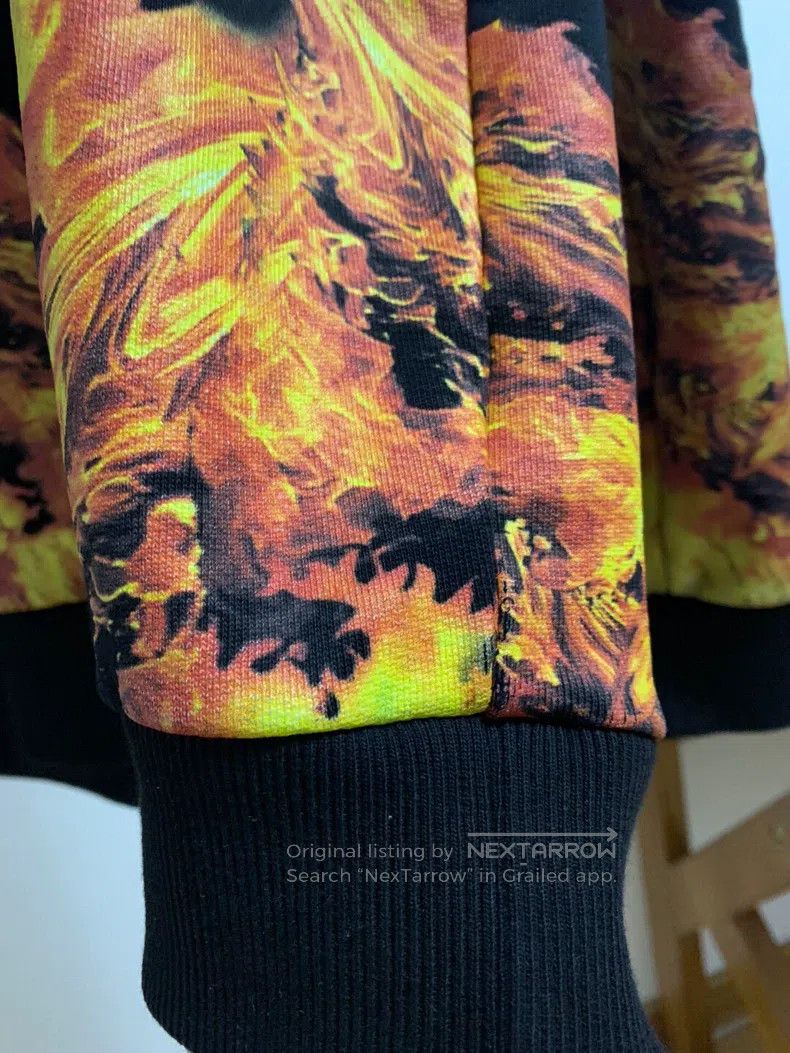 Givenchy Givenchy Flame Hem Hoodie Size US S / EU 44-46 / 1 - 4 Thumbnail