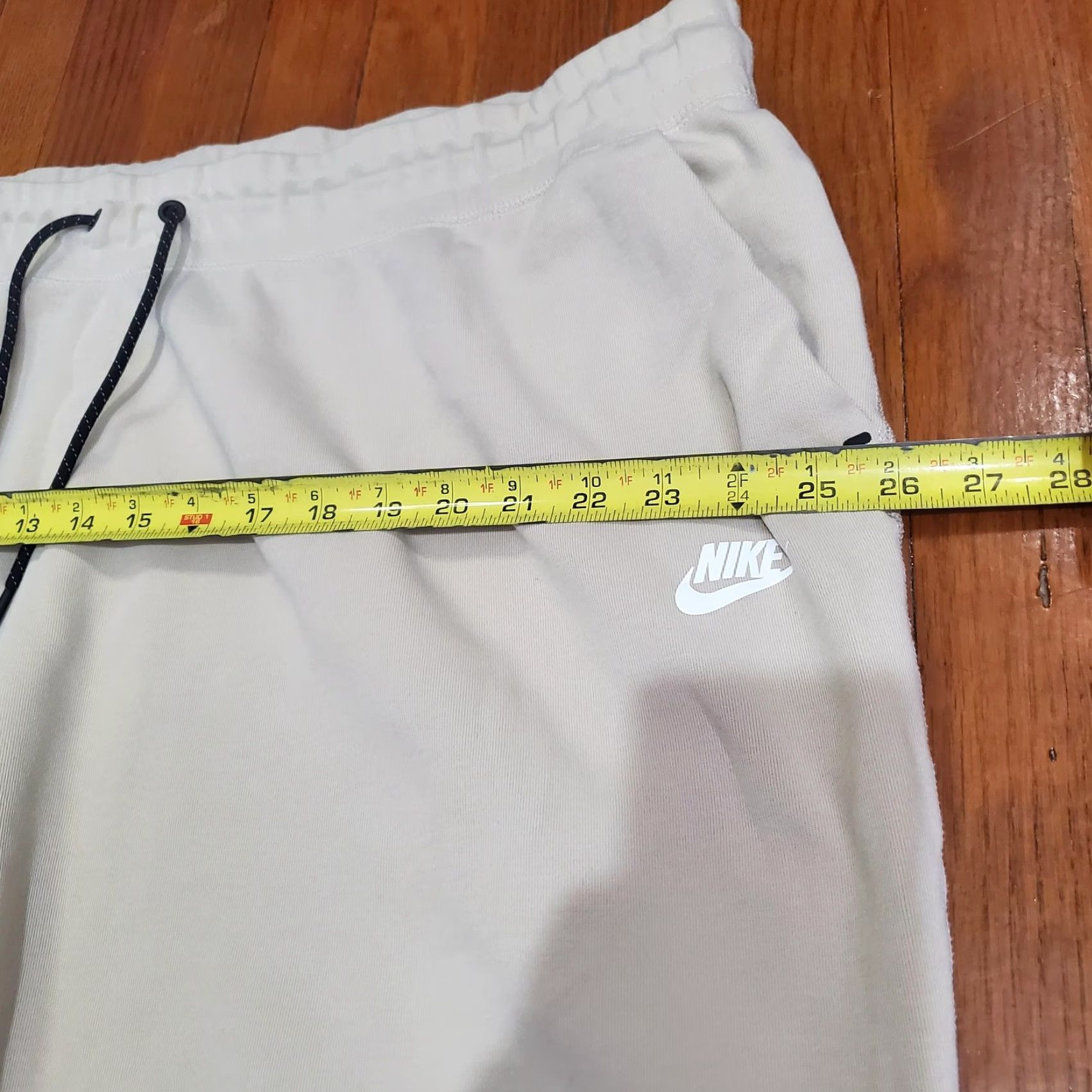 Nike VINTAGE Nike Pants Womens 3X Beige Tech Fleece Joggers Zip Pocket Athletic DA2043-206 Size 40" / US 18 - 7 Thumbnail