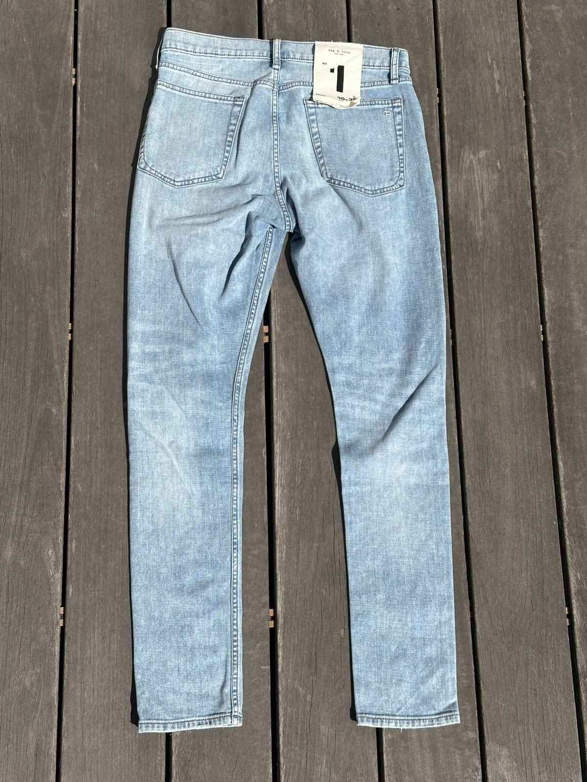 Rag & Bone Rag & Bone Fit 1 Aero Stretch Denim Size US 30 / EU 46 - 2 Thumbnail