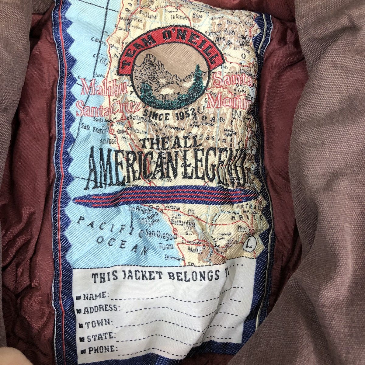 O'Neill Vintage 90s TEAM O’NEILL Corduroy Jacket Aztec Navajo Surf Size US L / EU 52-54 / 3 - 6 Thumbnail