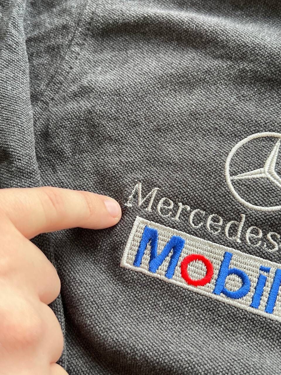 Mercedes-Benz × Vintage Vtg Mercedes Benz 212 Model Racing Longsleeve Polo Shirt M Size US M / EU 48-50 / 2 - 5 Thumbnail