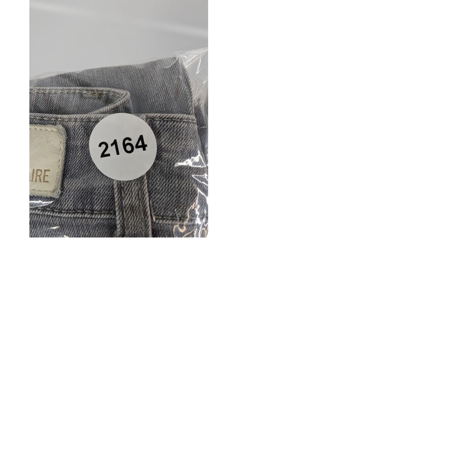 Zadig & Voltaire Zadig & Voltaire Jeans Skinny Grey Denim Zip Pockets Size 25 Women Regular 6.5-8.5 Rise Cotton Blend Size 42" / US 20 - 9 Thumbnail