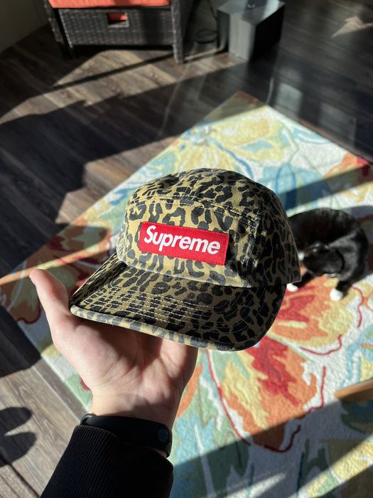 Supreme Supreme Washed Chino Twill Camp Cap FW23 Leopard | Grailed