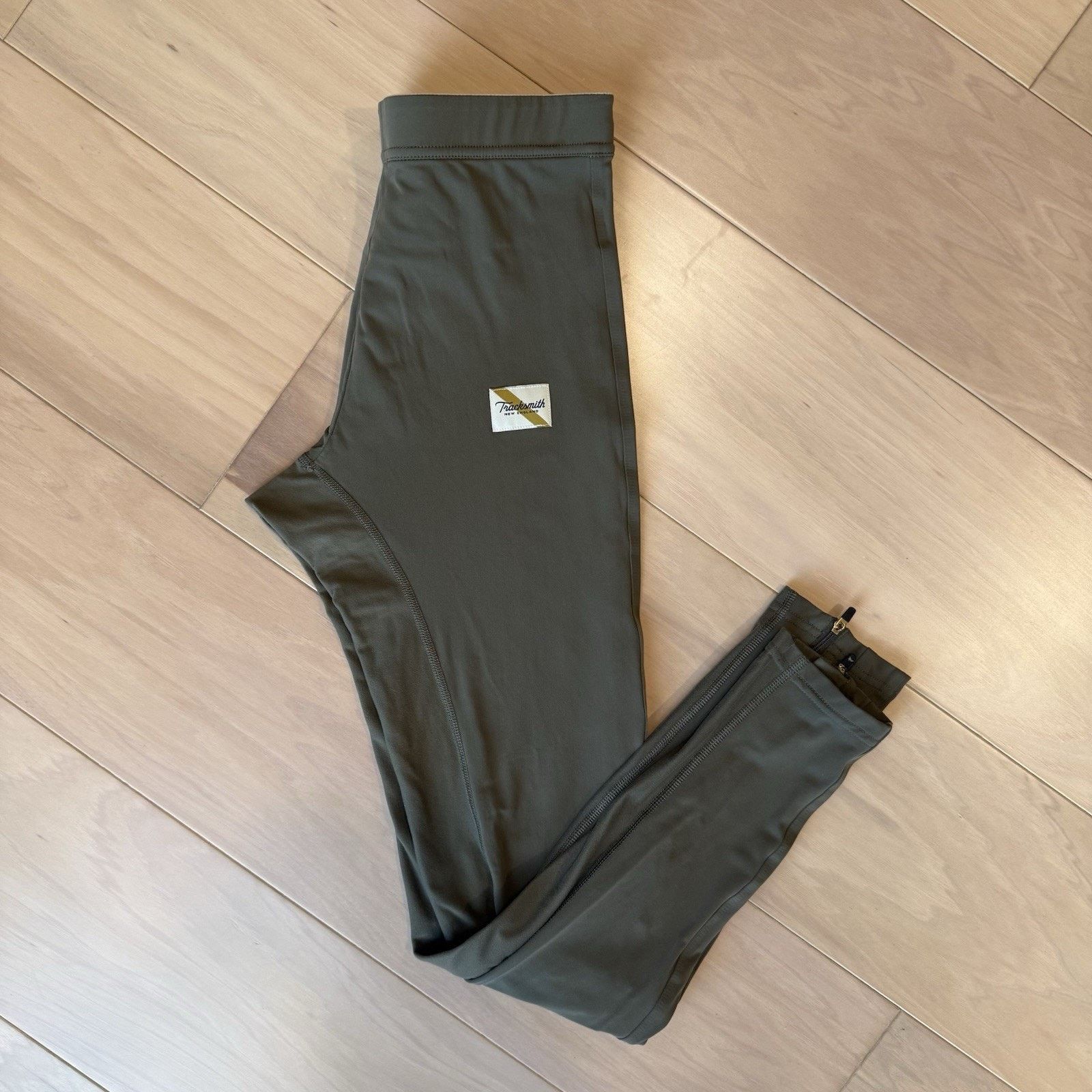 Tracksmith New England Tracksmith Allston Tights Mens Medium Green Lightweight Size US 26 / EU 42 - 2 Thumbnail