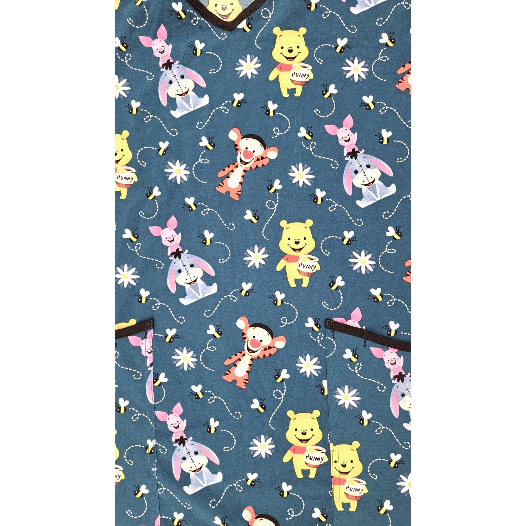 Disney Disney Winnie The Pooh Scrub Top Tigger Eeyore V-Neck Short Size M / US 6-8 / IT 42-44 - 5 Thumbnail