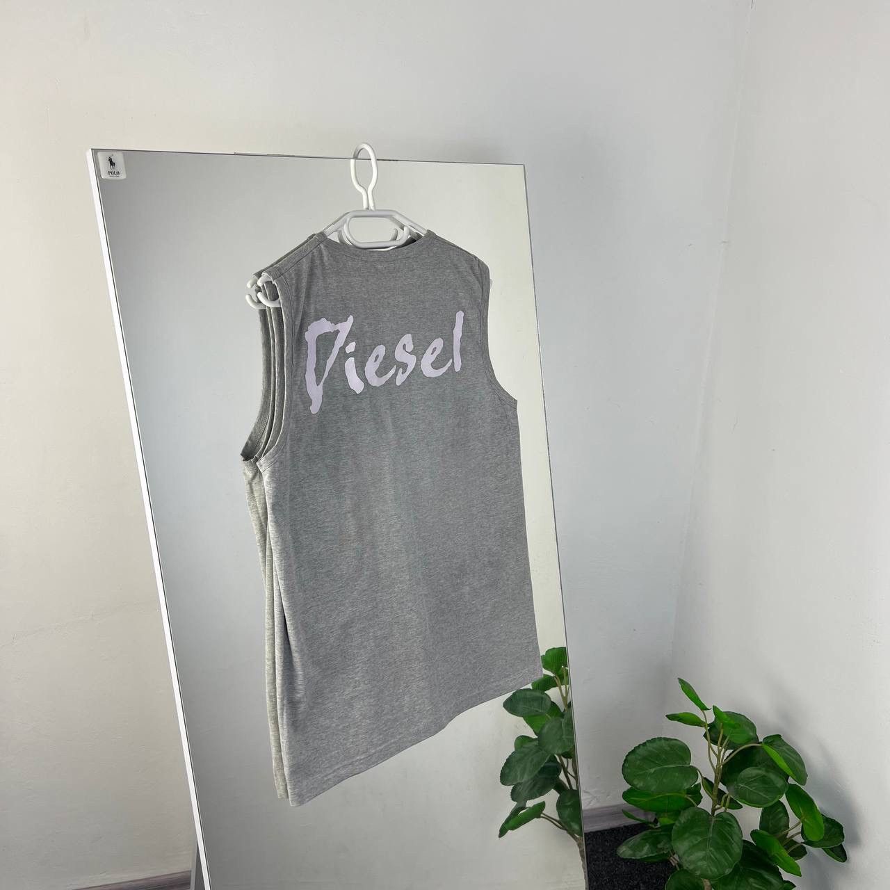 Diesel Vintage Y2K Diesel Big Logo Tank Top Streetwear 90s Style Size US L / EU 52-54 / 3 - 2 Thumbnail