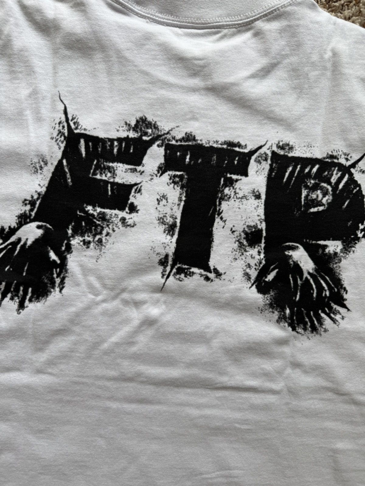 Fuck The Population FTP Grave Logo Tee White Size US L / EU 52-54 / 3 - 5 Thumbnail