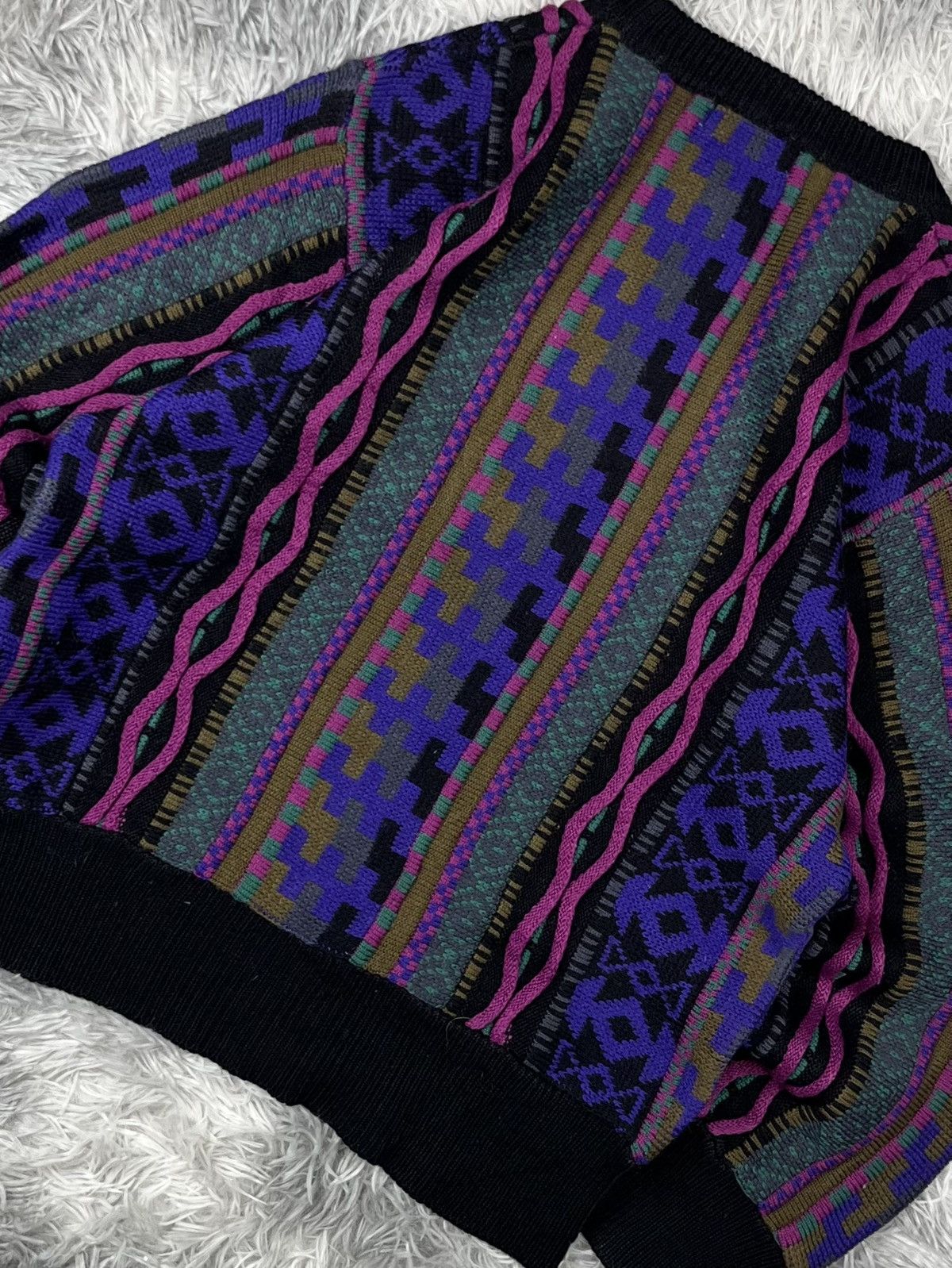 Coogi Vintage Palls Pyra Pattern Sweater Size M / US 6-8 / IT 42-44 - 8 Thumbnail