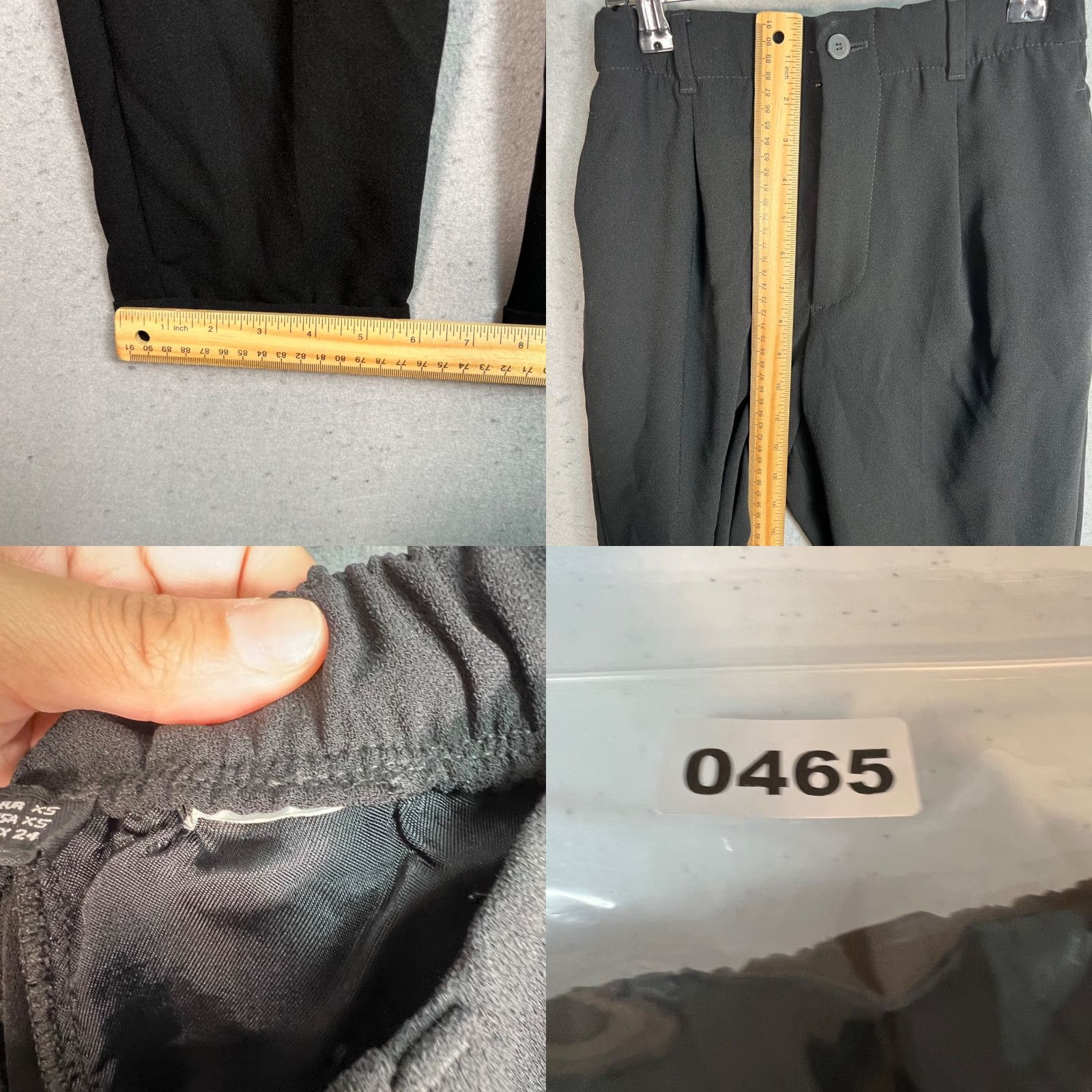 Zara Zara Woman Size Small Black Trousers Tapered Leg Pants Polyester Elastane Mockup: Dress Jeans? Size 28" / US 6 / IT 42 - 8 Thumbnail