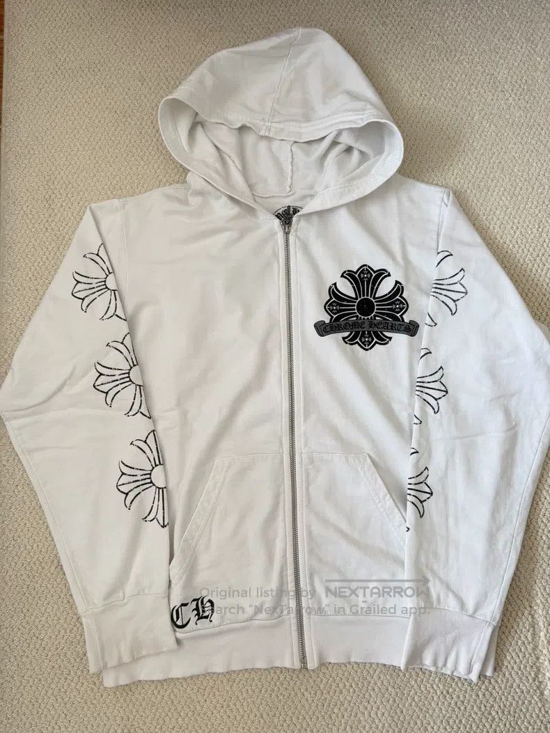 Chrome Hearts Chrome Hearts Size M Broken horseshoe scroll hooded sweater Size US M / EU 48-50 / 2 - 1 Thumbnail