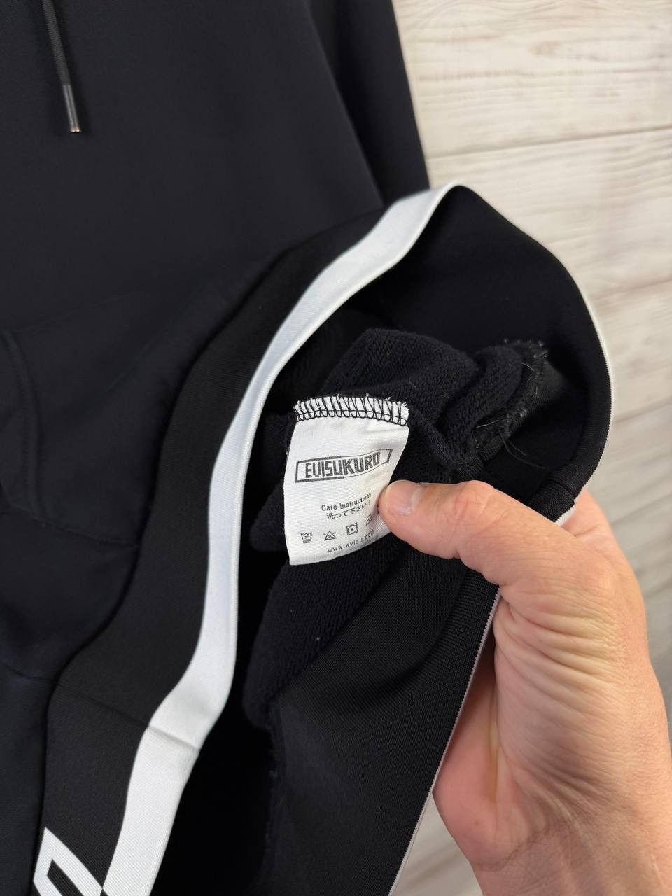 Evisu Evisu Kuro Hoodie Big Logo RARE Size US M / EU 48-50 / 2 - 6 Thumbnail