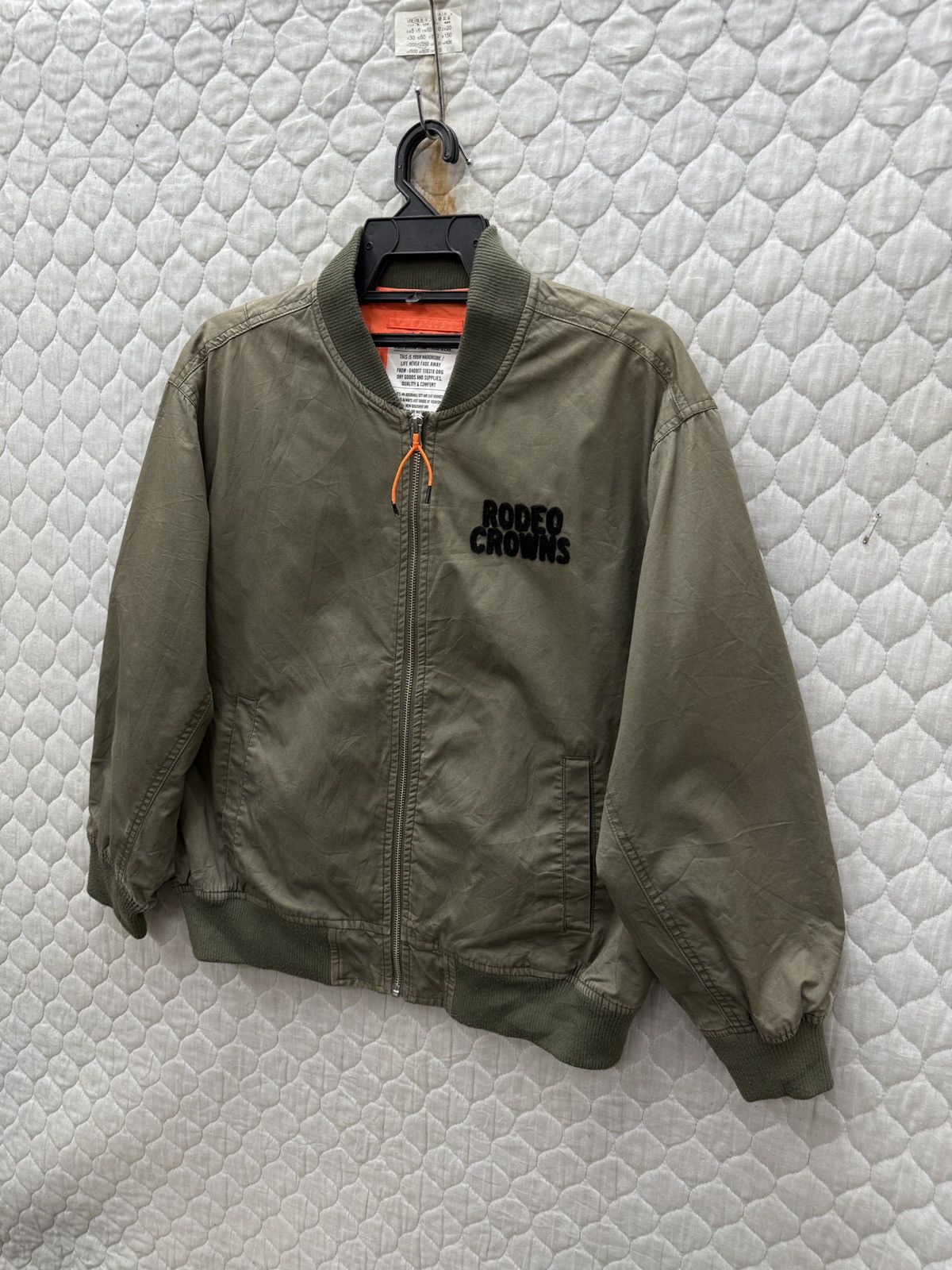 Hypebeast 🔥🔥🔥ARCHIVE RODEO CROWN BOMBER JACKWT Size US M / EU 48-50 / 2 - 4 Thumbnail