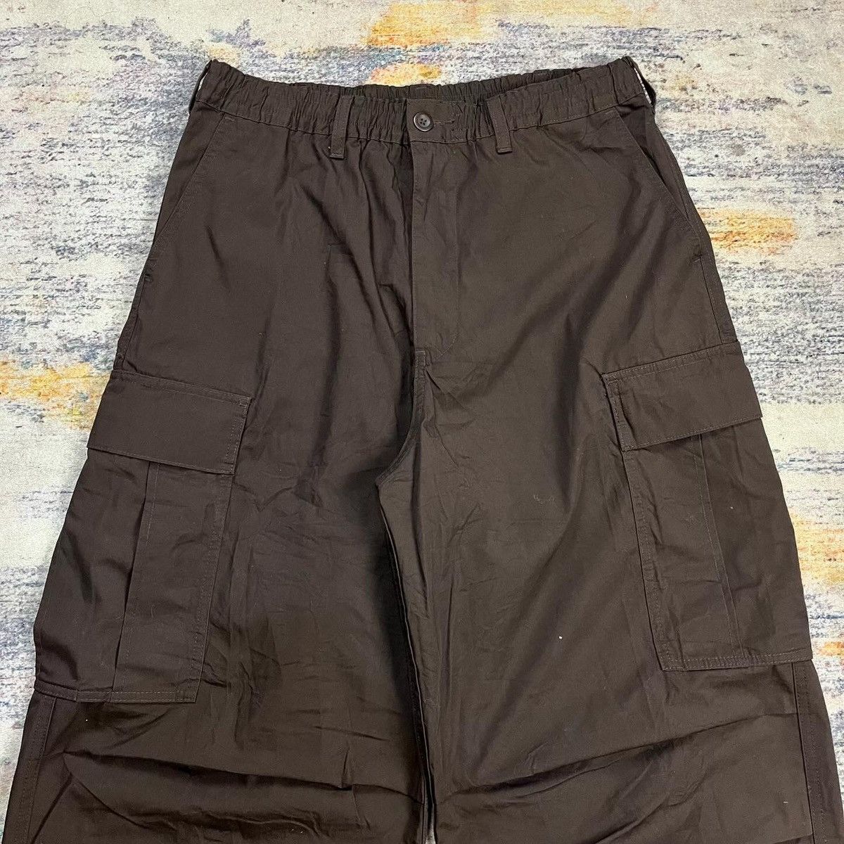 Japanese Brand Gu super wide cargo balloon pants black size 31-34 Size US 32 / EU 48 - 5 Thumbnail
