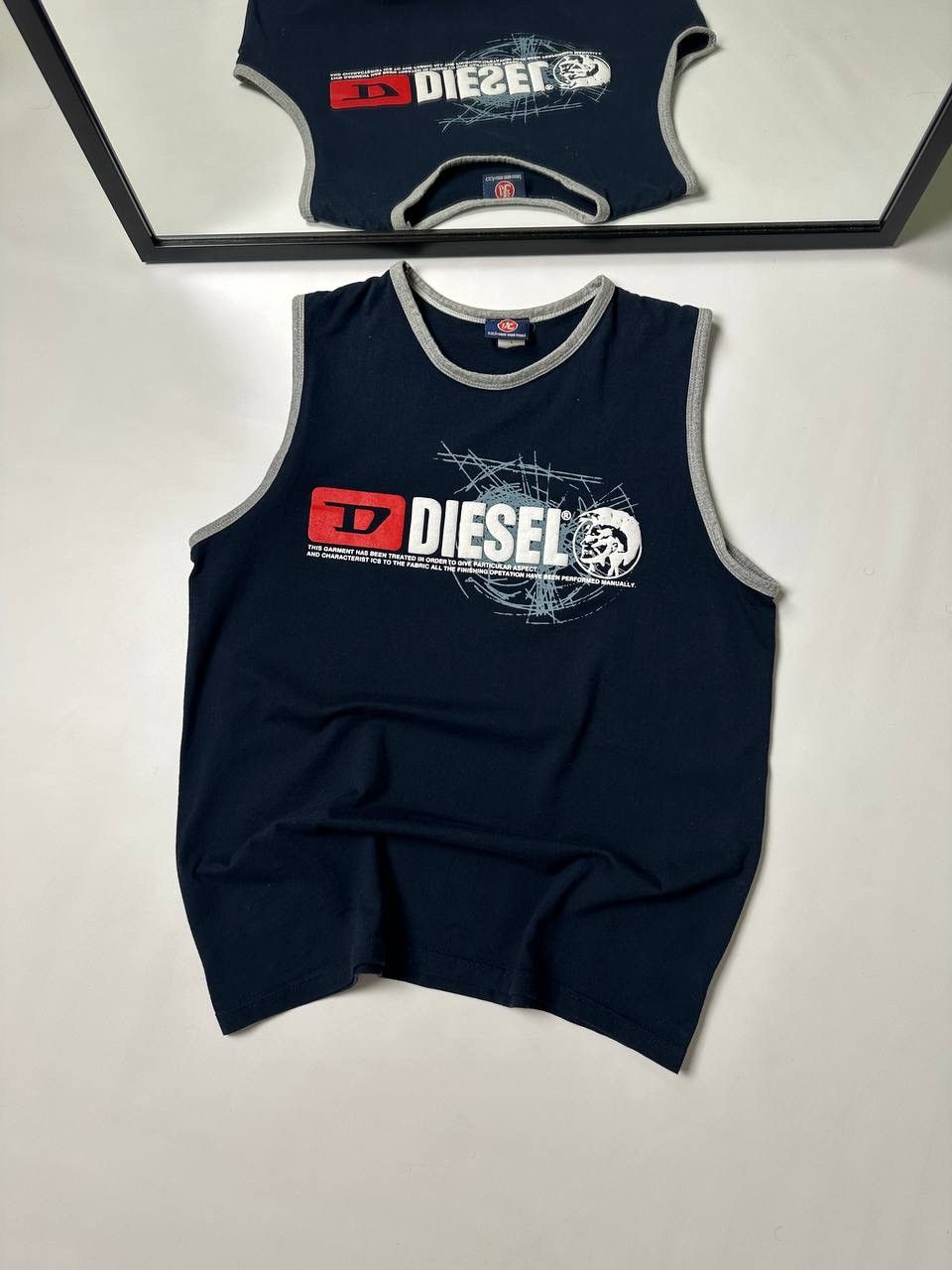 Diesel Vintage Diesel Japanese Tee Big Logo Avant Garde Size US L / EU 52-54 / 3 - 2 Thumbnail