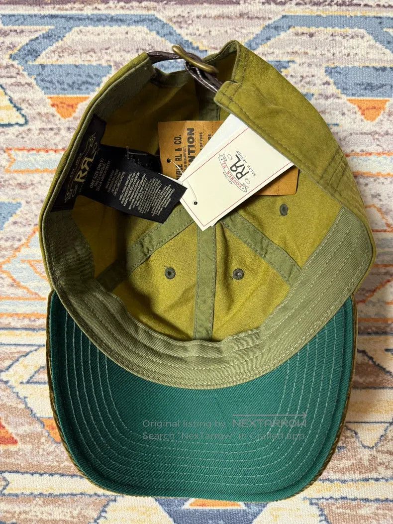 RRL Ralph Lauren RRL Ralph Lauren Military green wax canvas corduroy hat Size ONE SIZE - 6 Thumbnail
