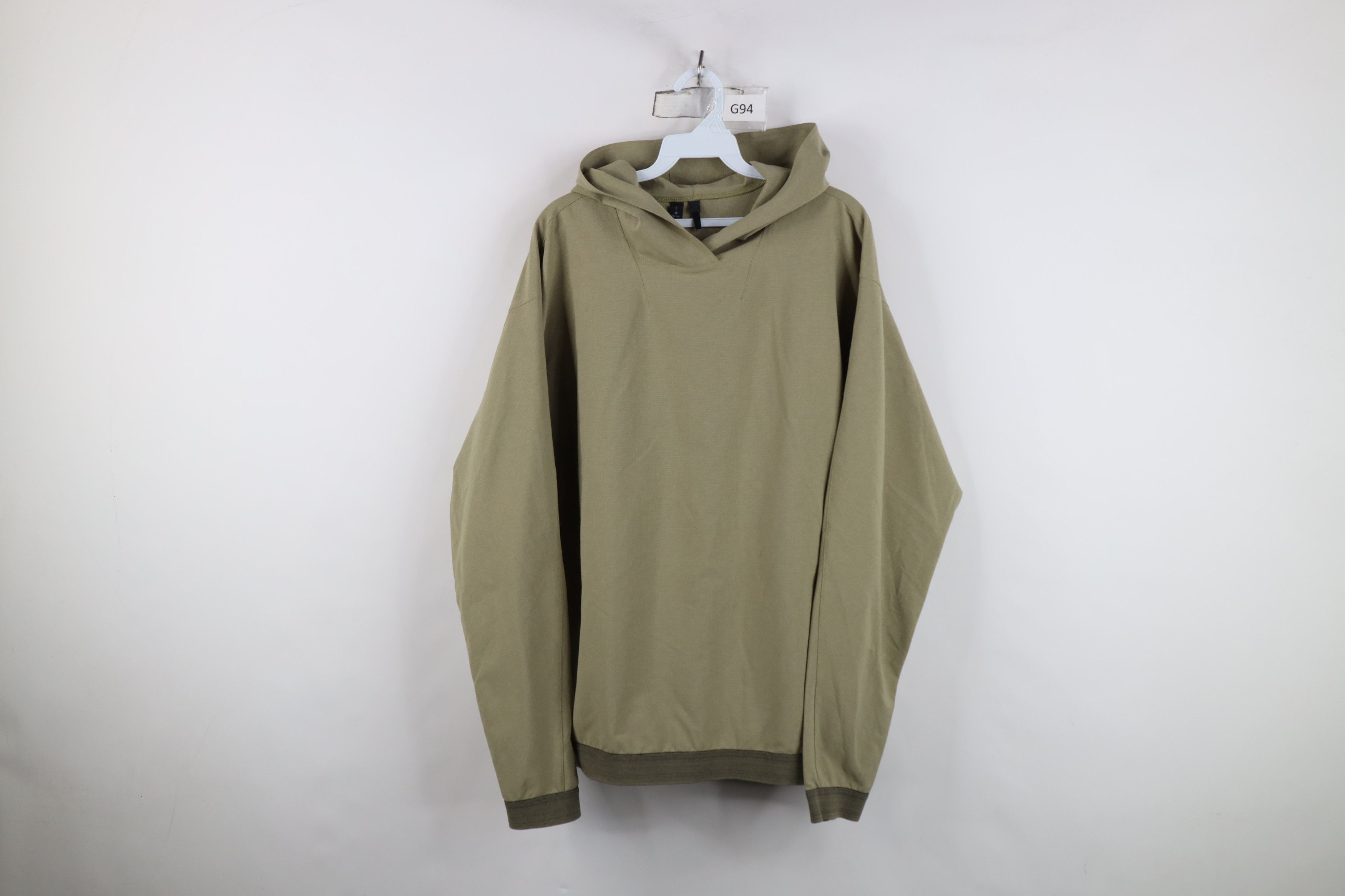 Lululemon Lab Blank Thermal Weave Running Yoga Hoodie Green