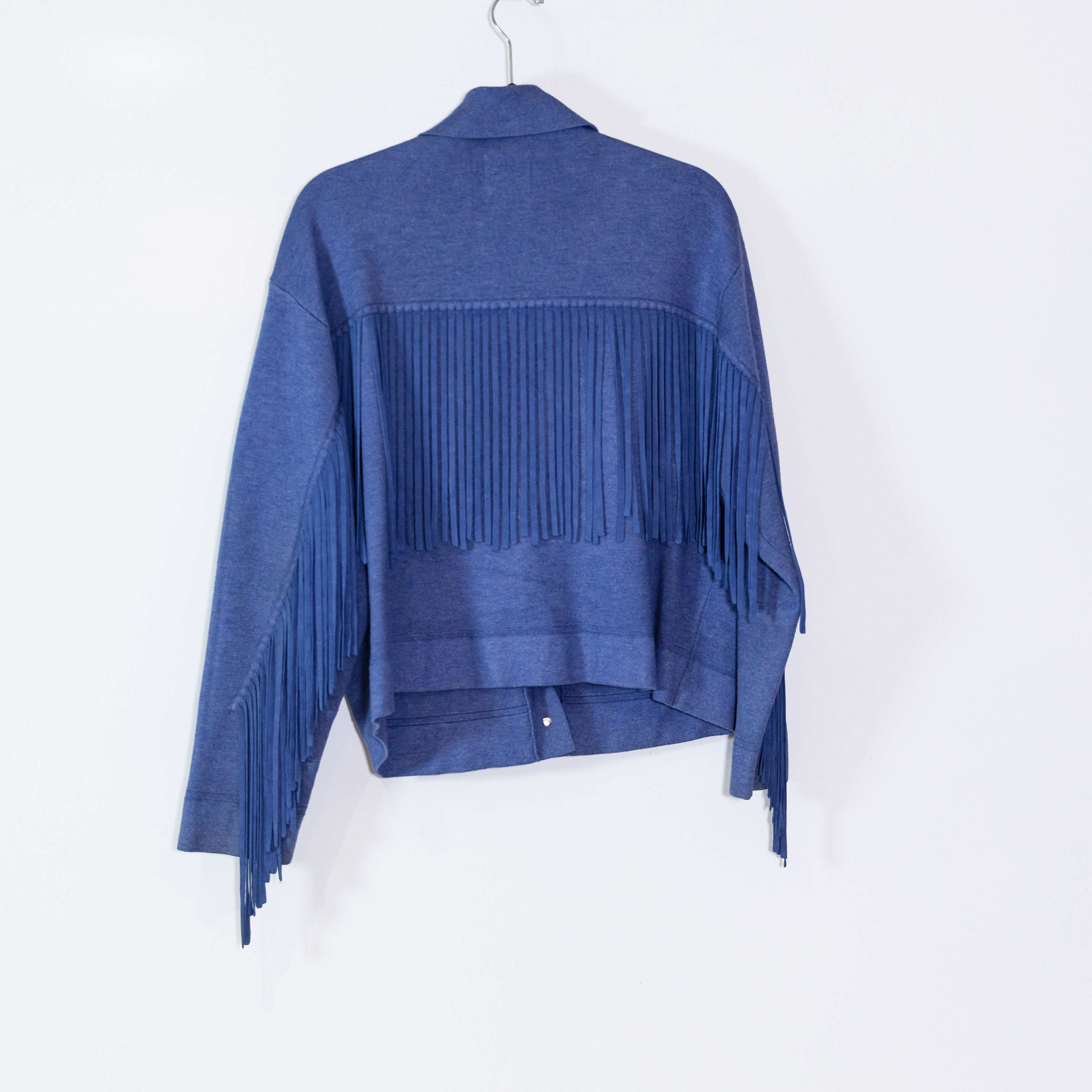 Sandro Sandro Galith Fringe Embellished Detail Size L / US 10 / IT 46 - 4 Thumbnail