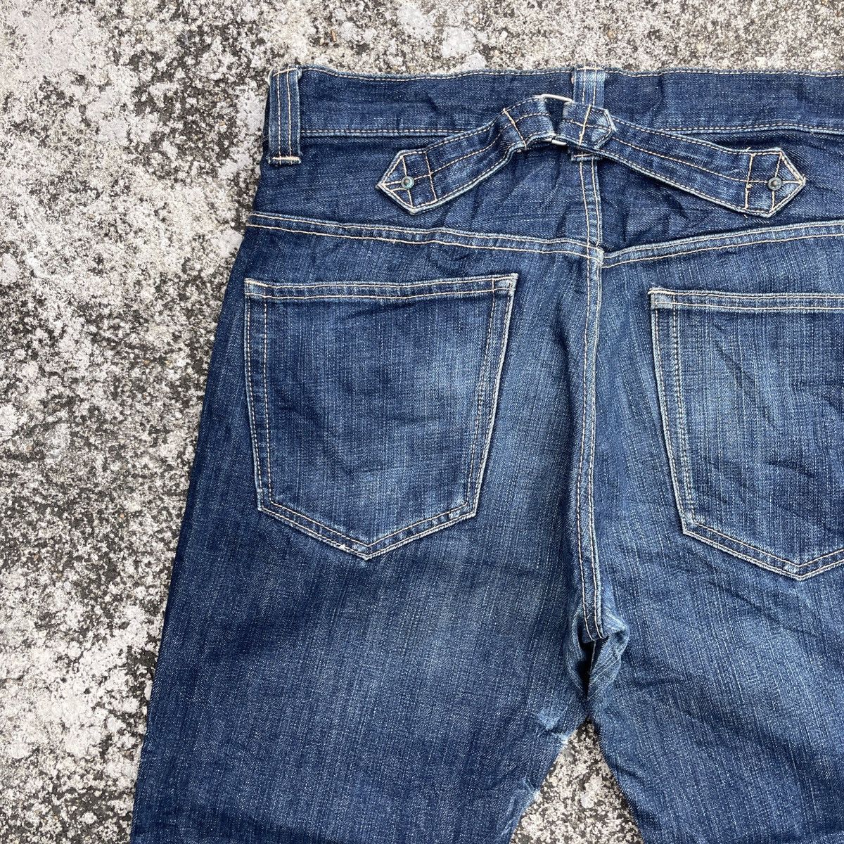 Japanese Brand Vintage Dominate Handcrafted Buckle Denim Size US 34 / EU 50 - 9 Thumbnail