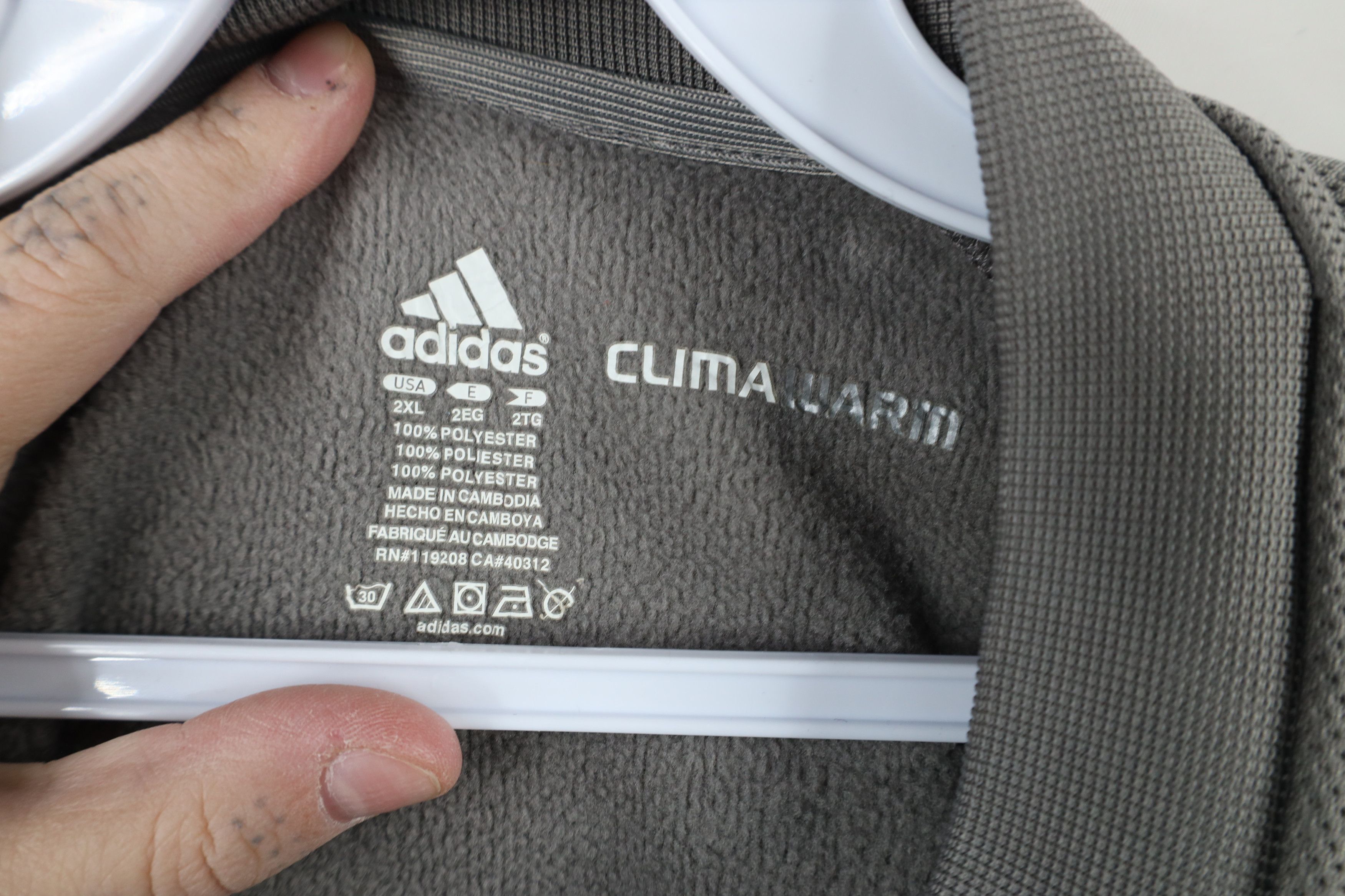 Adidas × Vintage Adidas Dame University Football Fleece Lined Sweatshirt Size US XXL / EU 58 / 5 - 9 Thumbnail