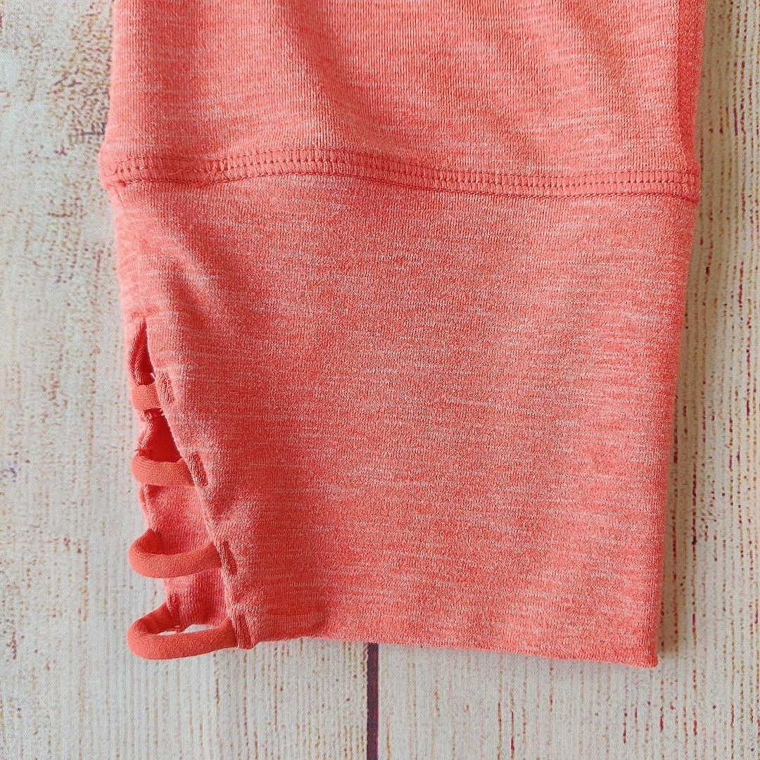 Prana Tori Activewear Capri Pants Coral Orange Cropped Leggings Size 30" / US 8 / IT 44 - 4 Thumbnail