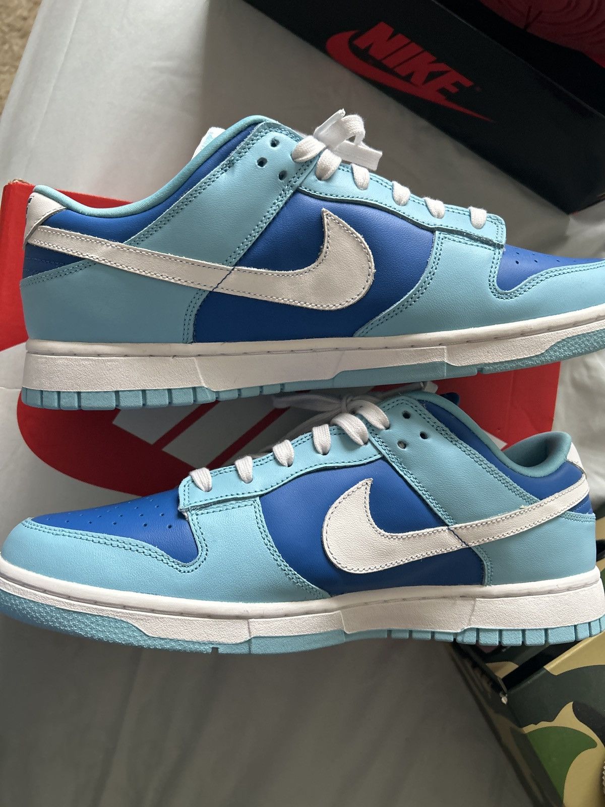 image of Nike Dunk Lows Shoes in Blue, Men's (Size 11)