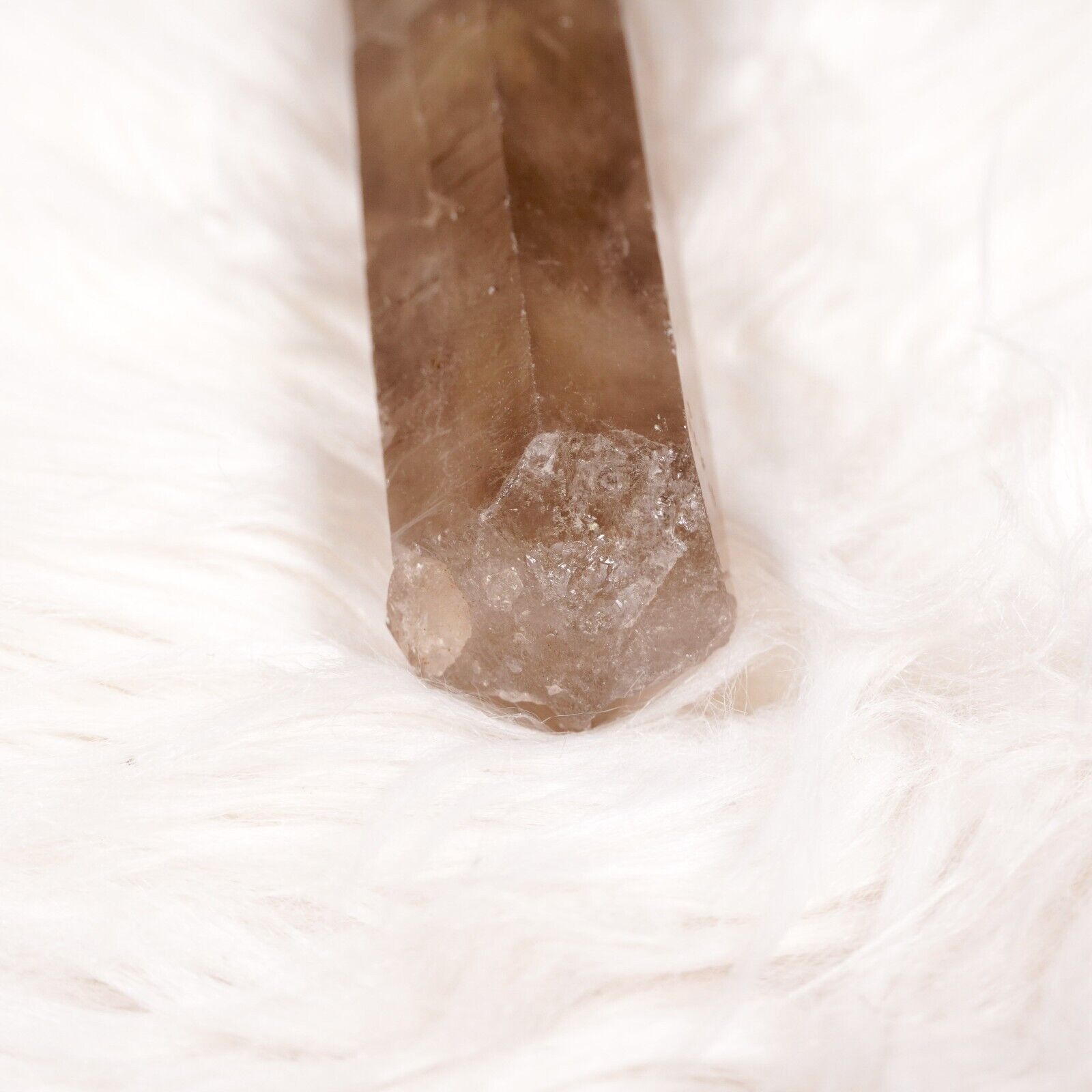 Other Large Smokey Quartz Crystal Point 4.5" Healing Gemstone Wand Size ONE SIZE - 7 Thumbnail