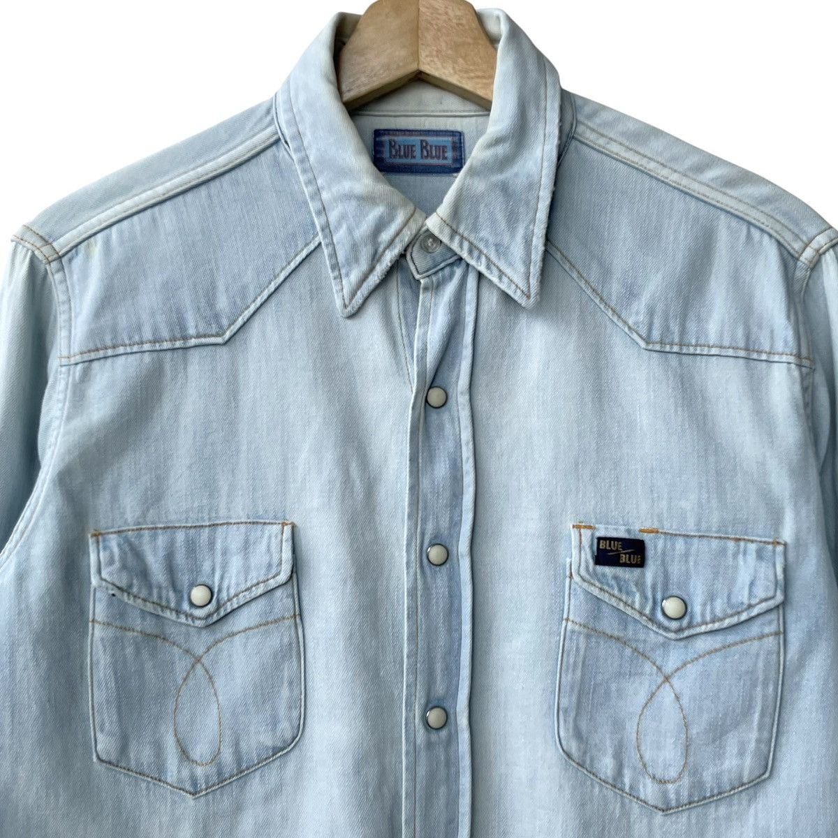 Blue Blue Japan Blue Blue Japan H.R Market WMN Denim Western Shirt Size M / US 6-8 / IT 42-44 - 3 Thumbnail