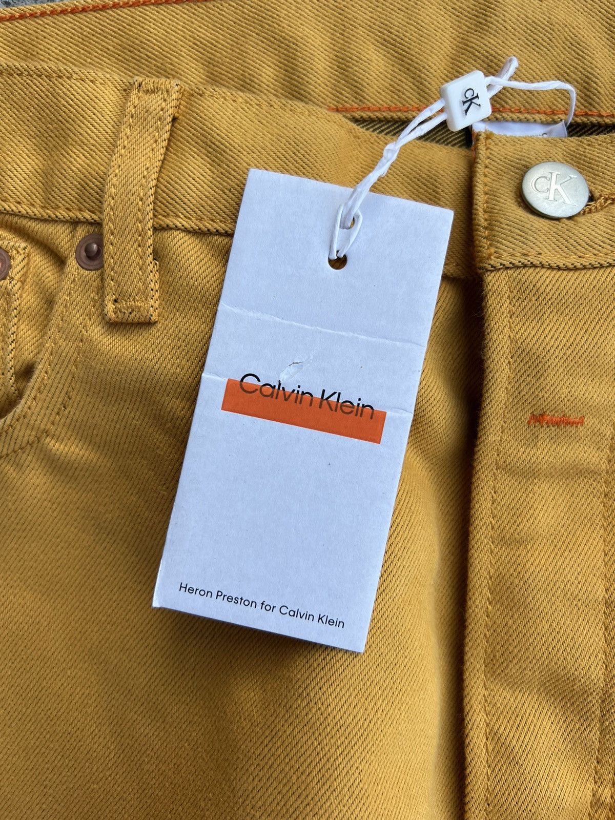 Calvin Klein × Heron Preston Heron Preston Calvin Klein Orange 2.0 Jeans Size US 30 / EU 46 - 5 Thumbnail
